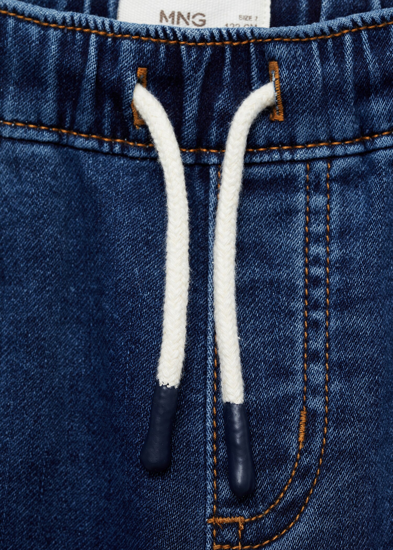 Drawstring waist jeans - Details of the article 8