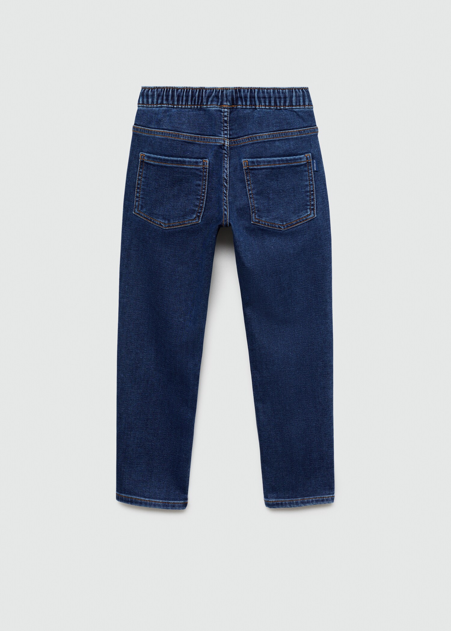 Drawstring waist jeans - Reverse of the article