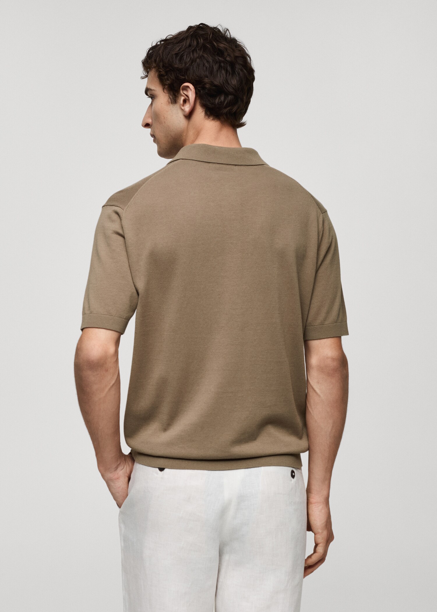 Polo 100 % coton maille - Verso de l’article