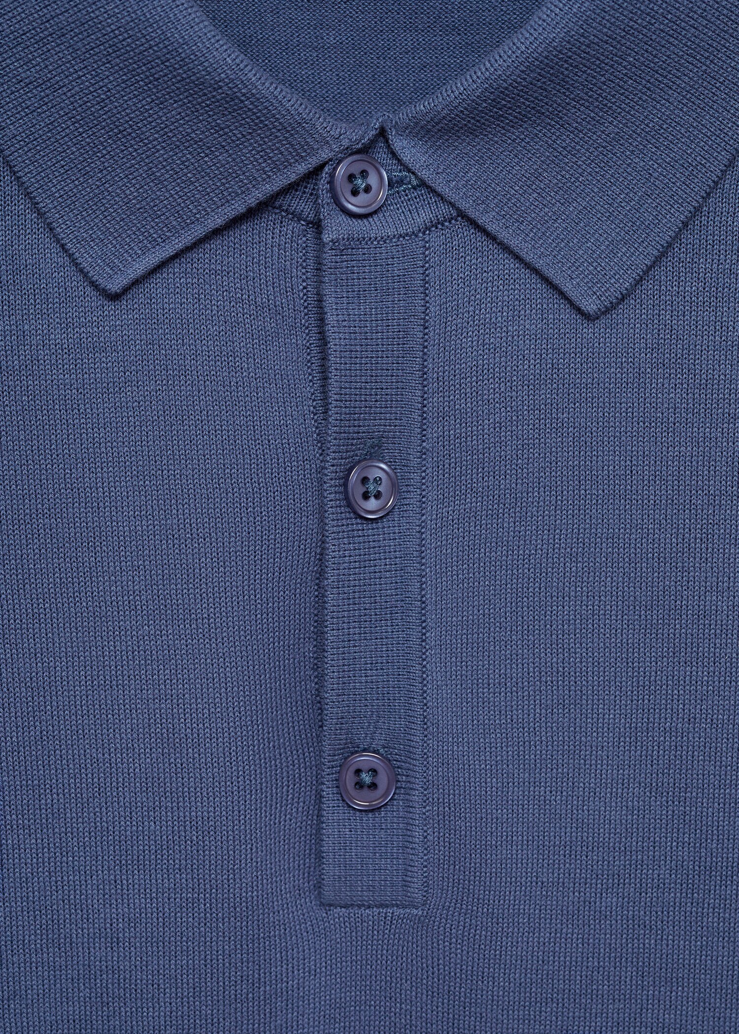 100% cotton knitted polo shirt - Details of the article 8