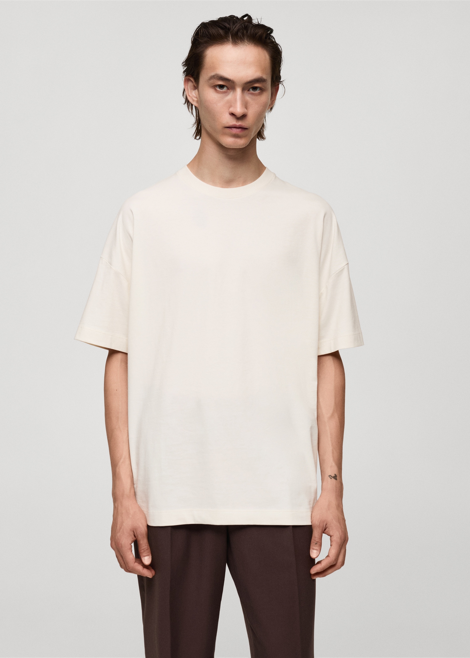 100% cotton oversized t-shirt - Medium plane