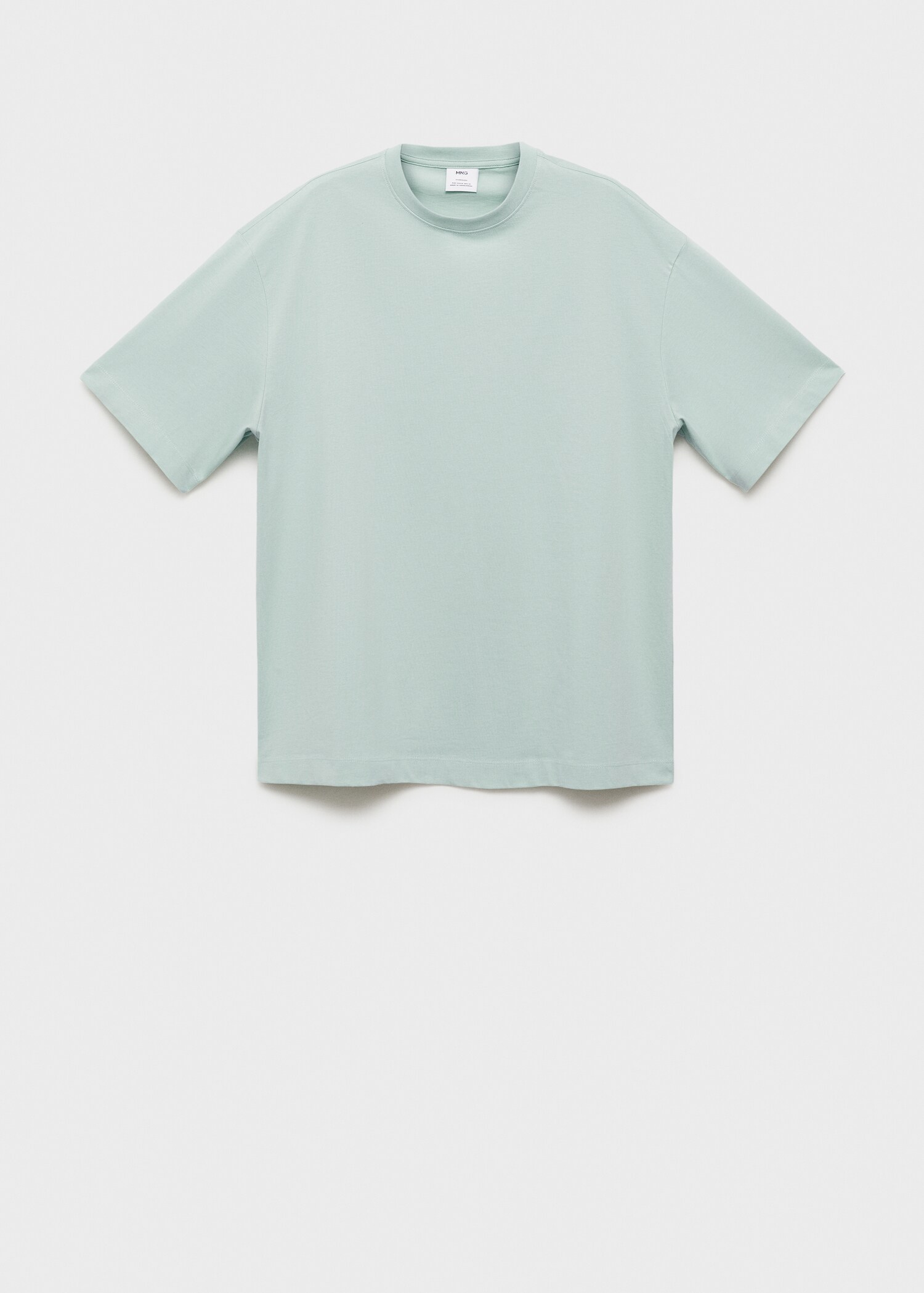 100% cotton oversized t-shirt - Article without model