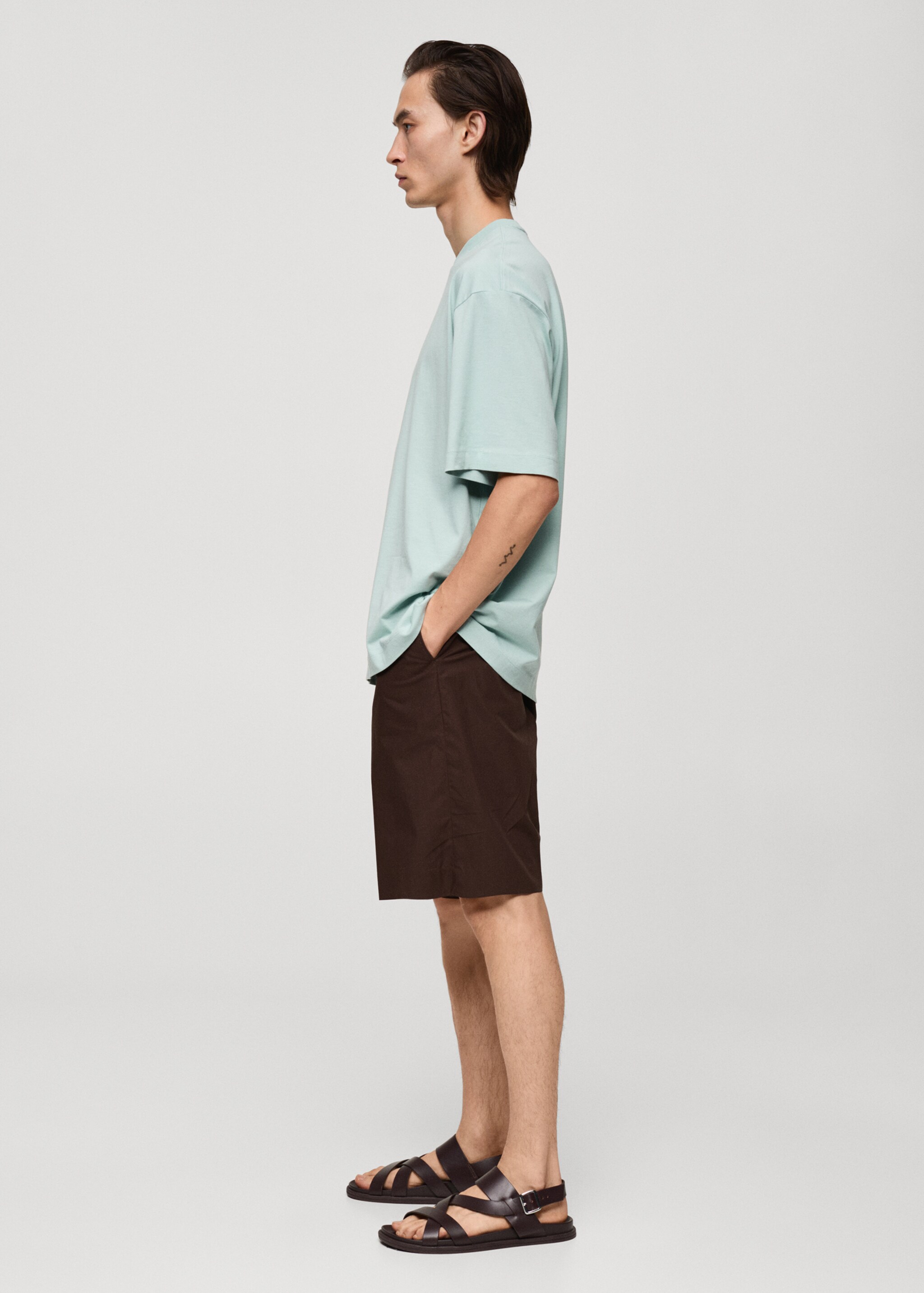 100% cotton oversized t-shirt - Details of the article 2