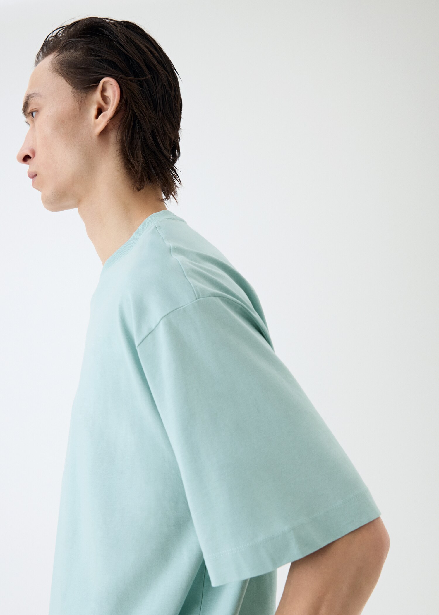 100% cotton oversized t-shirt - Details of the article 3