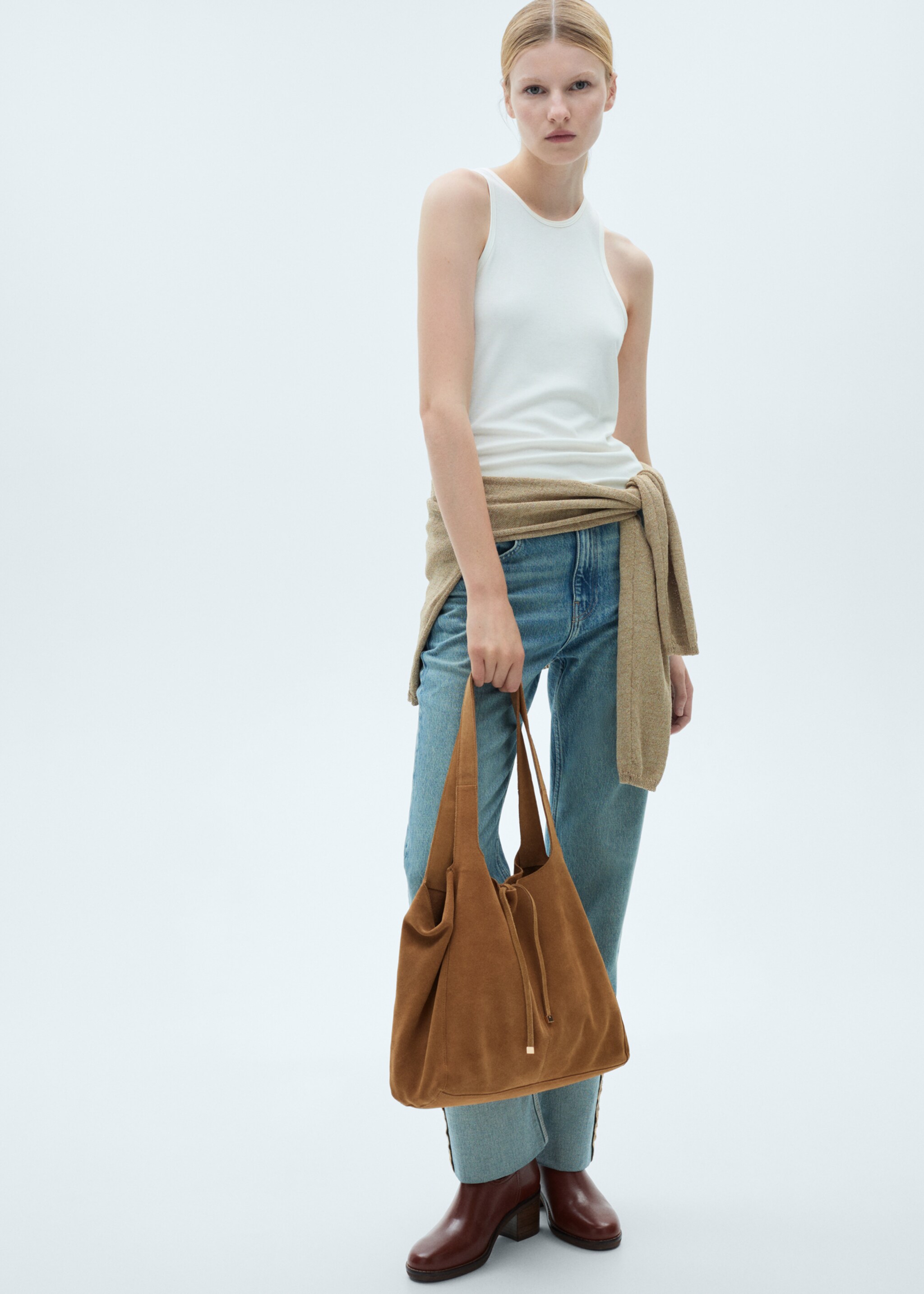 Leather shopper bag - Details of the article 9