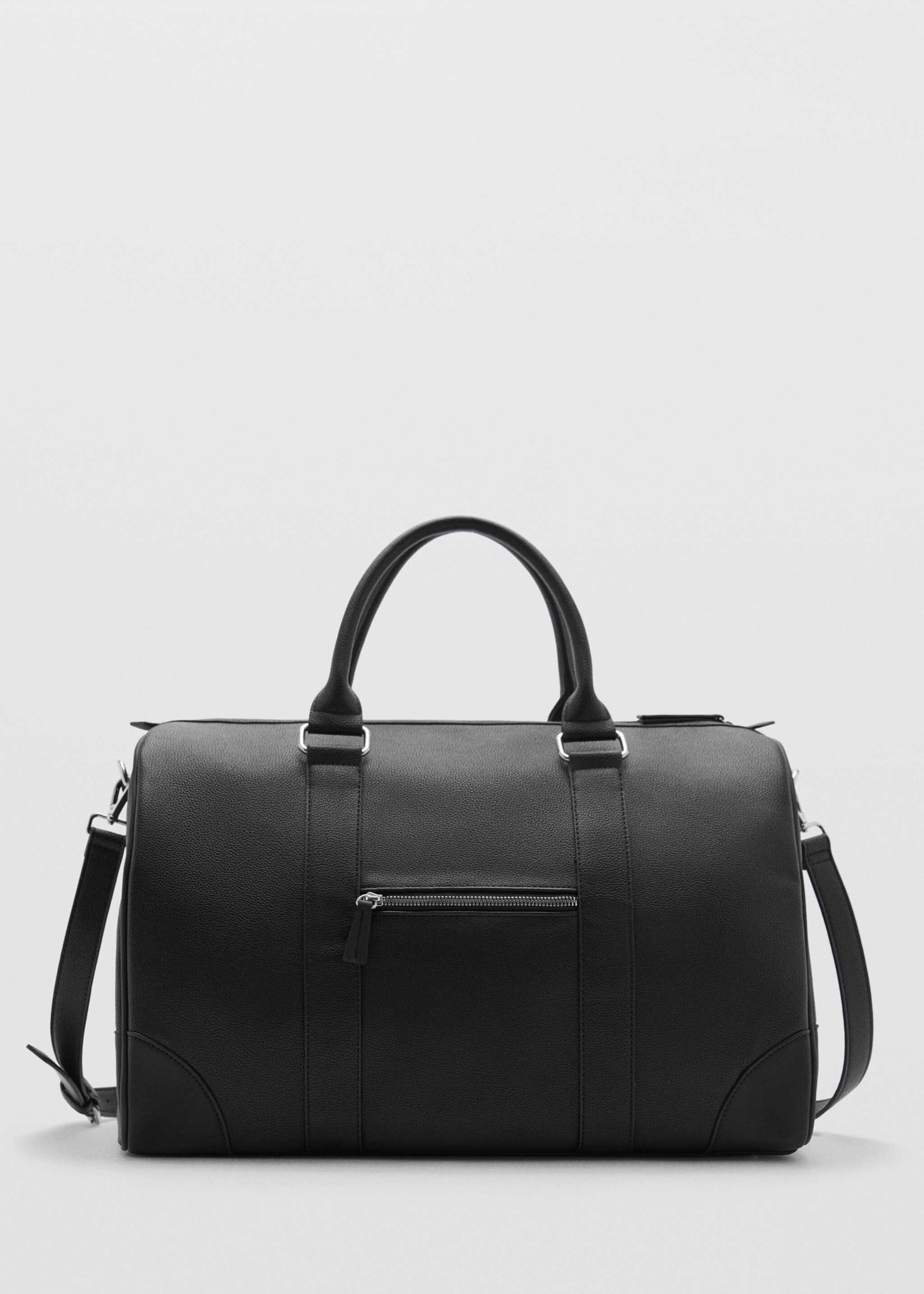 Patent faux-leather bowling bag - Article without model, Black. Ref: 77042543-00.