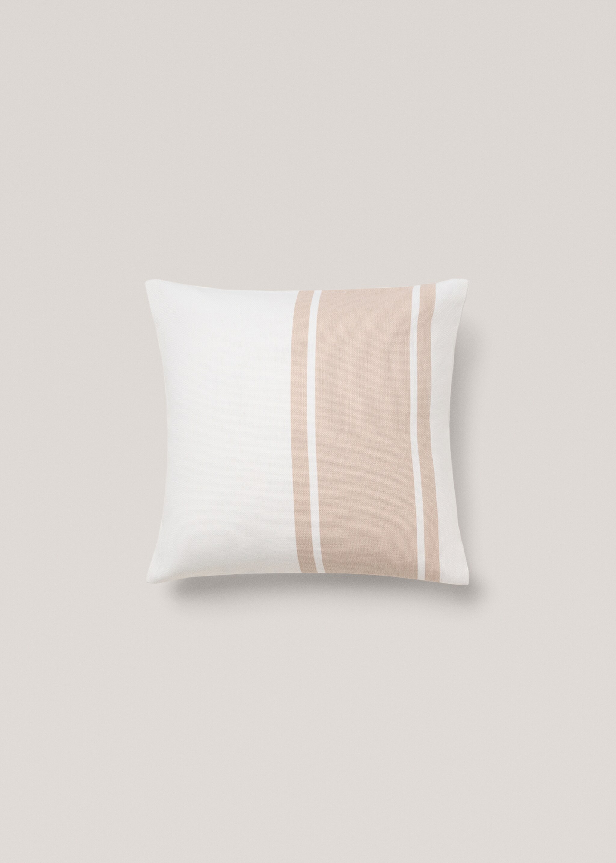 Cotton striped cushion cover 45x45cm - Article without model