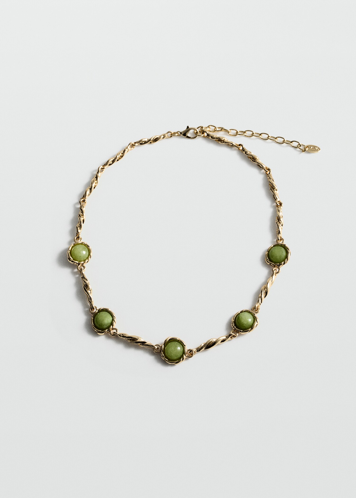 Stone chain necklace - Article without model