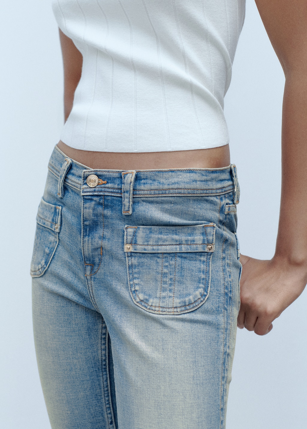 Capri jeans with pockets Women MANGO Philippines