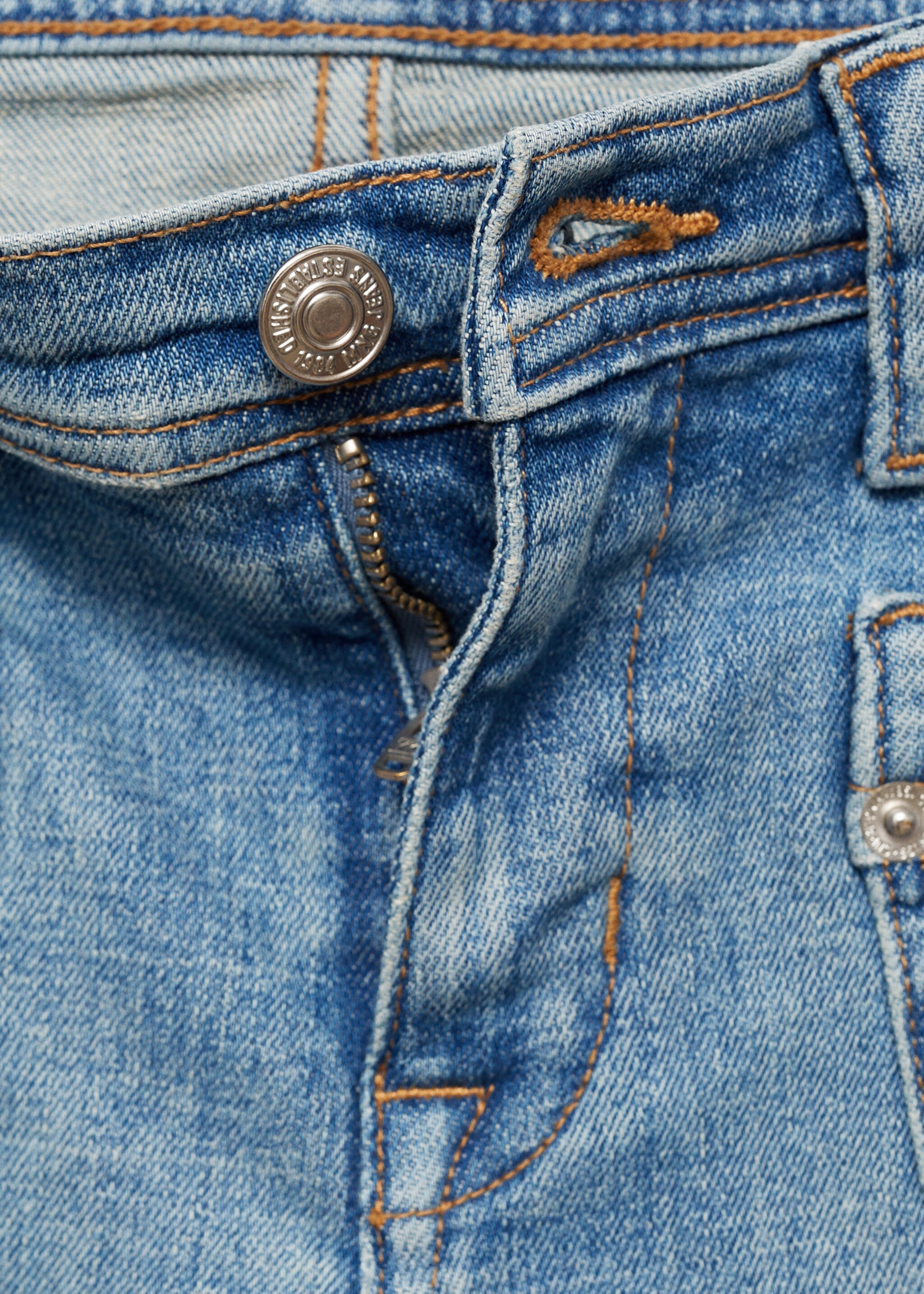 Straight-fit capri-jeans - Detail van het artikel 8