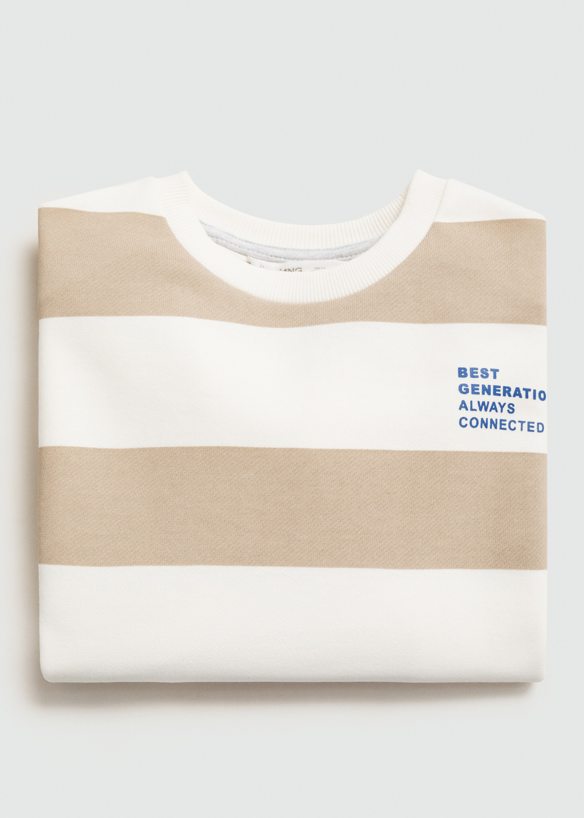 Striped cotton-blend sweatshirt - Details of the article 8