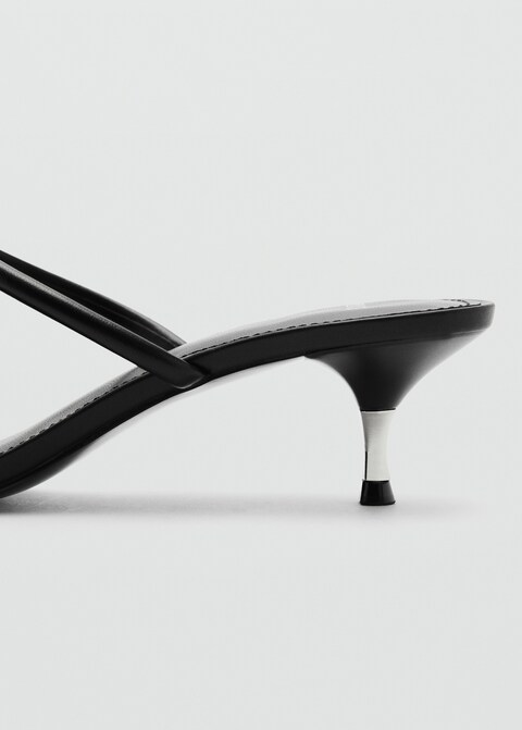 Strappy heeled sandals - Women | MANGO United Kingdom
