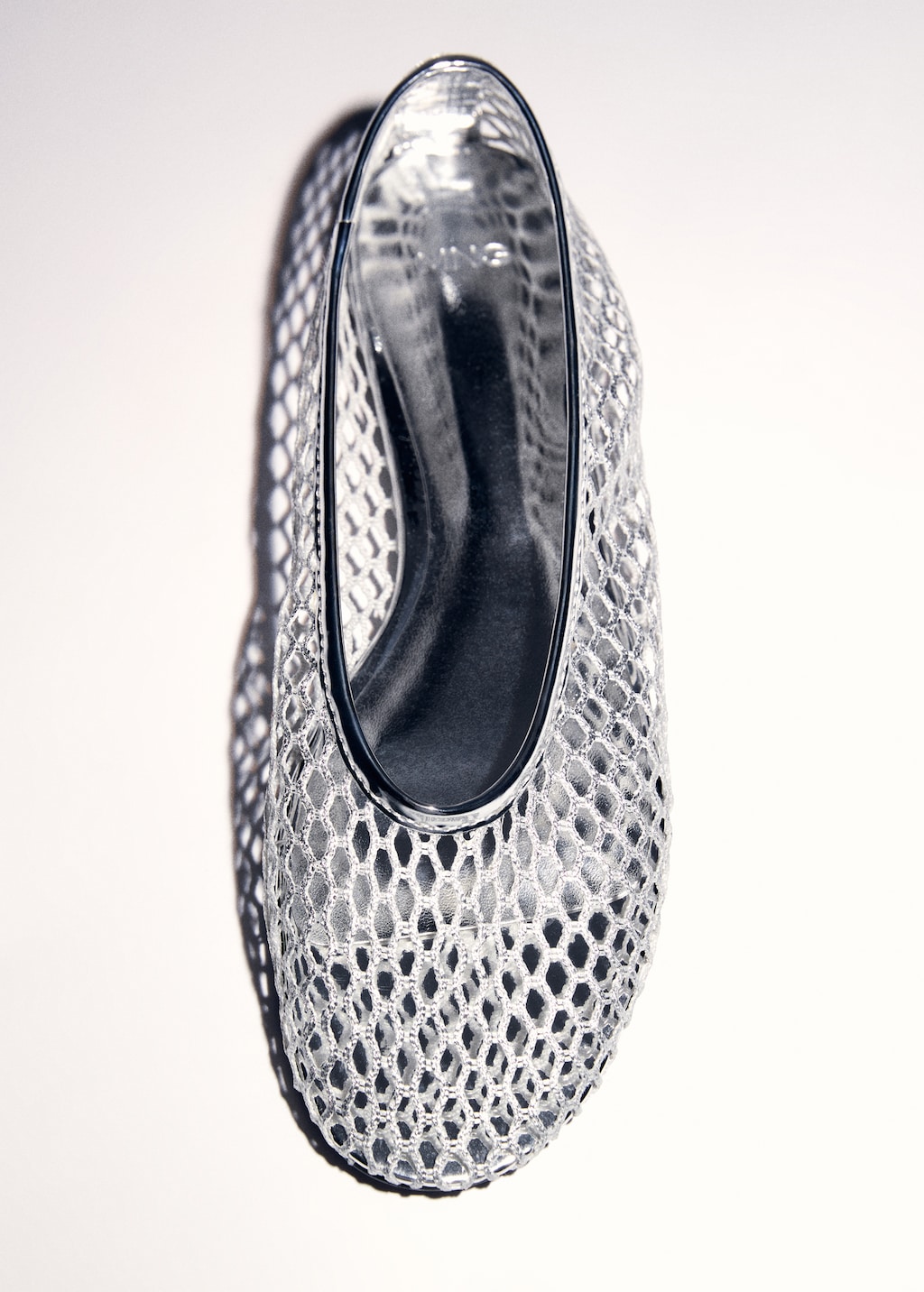 Metallic mesh shoes Women MANGO Greece
