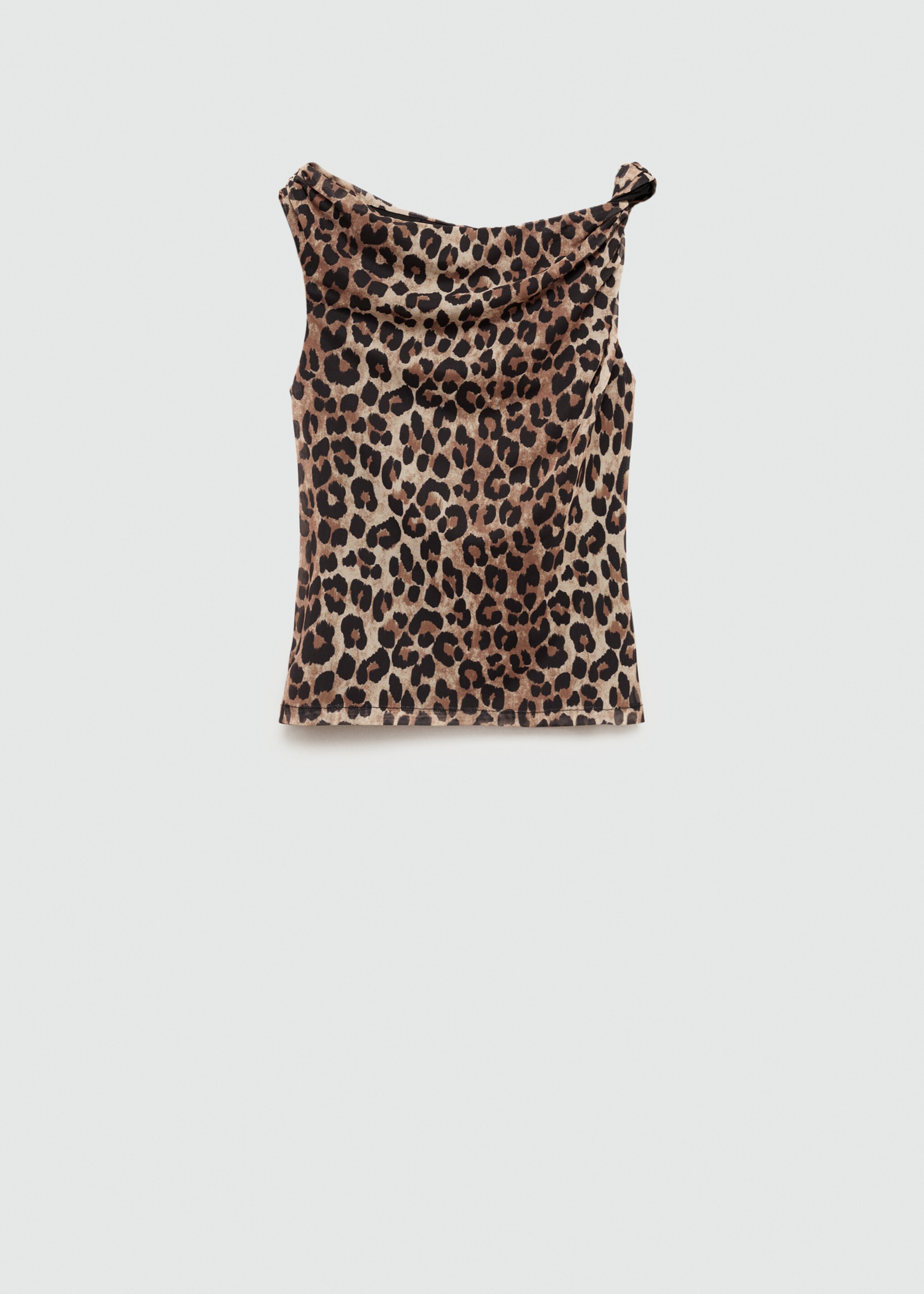 Top asimétrico leopardo - Artículo sin modelo