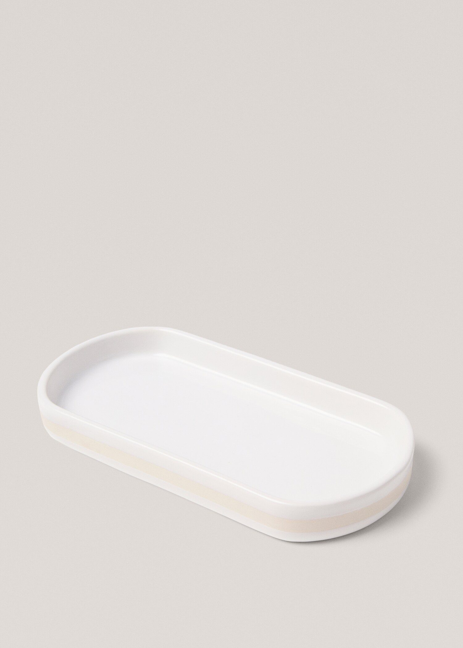 Stoneware bathroom tray - Details of the article 1