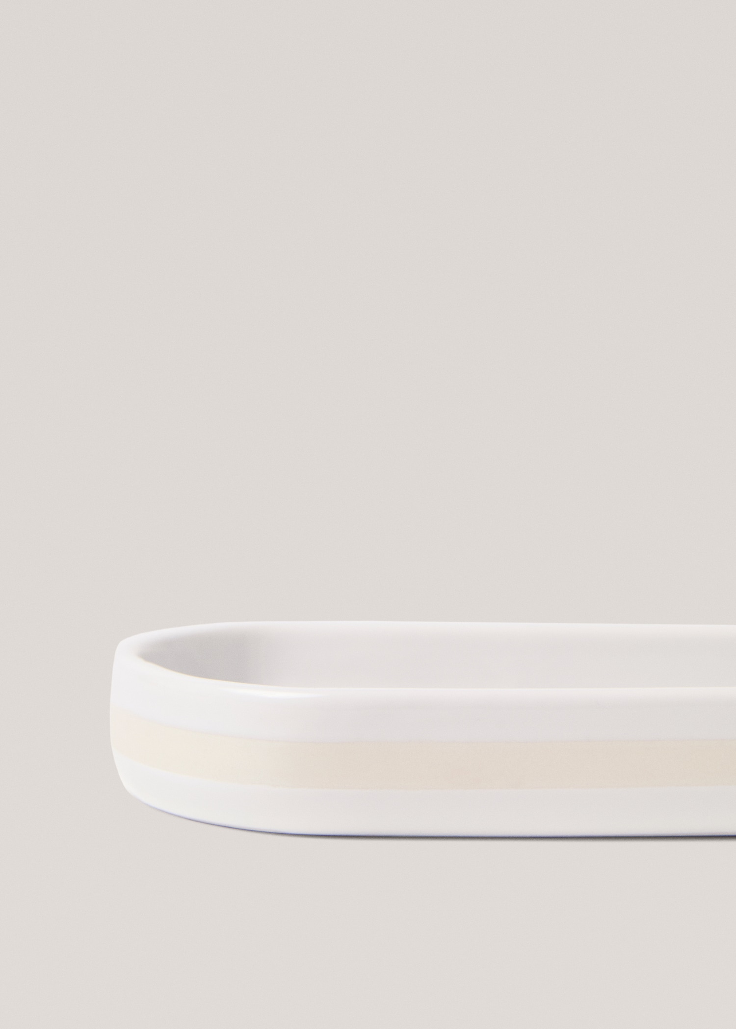 Stoneware bathroom tray - Details of the article 2