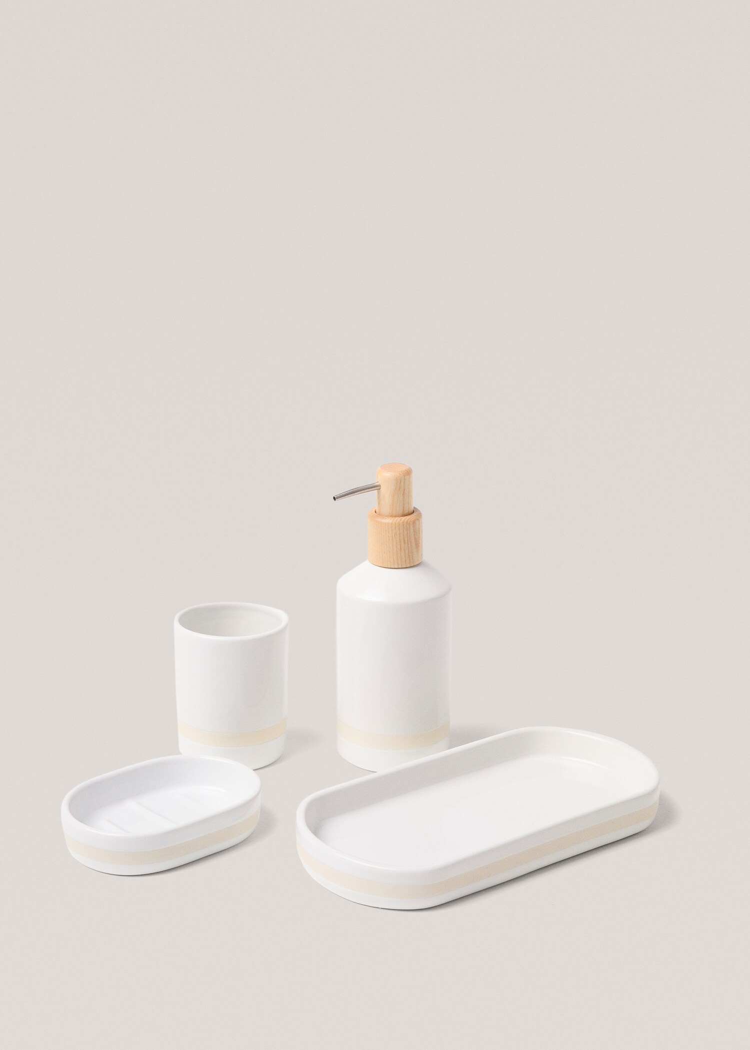 Stoneware bathroom tray - Details of the article 3