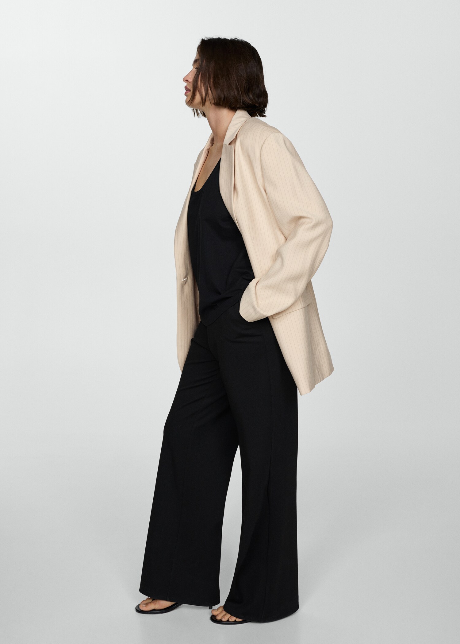 Pinstripe suit jacket - Details of the article 3