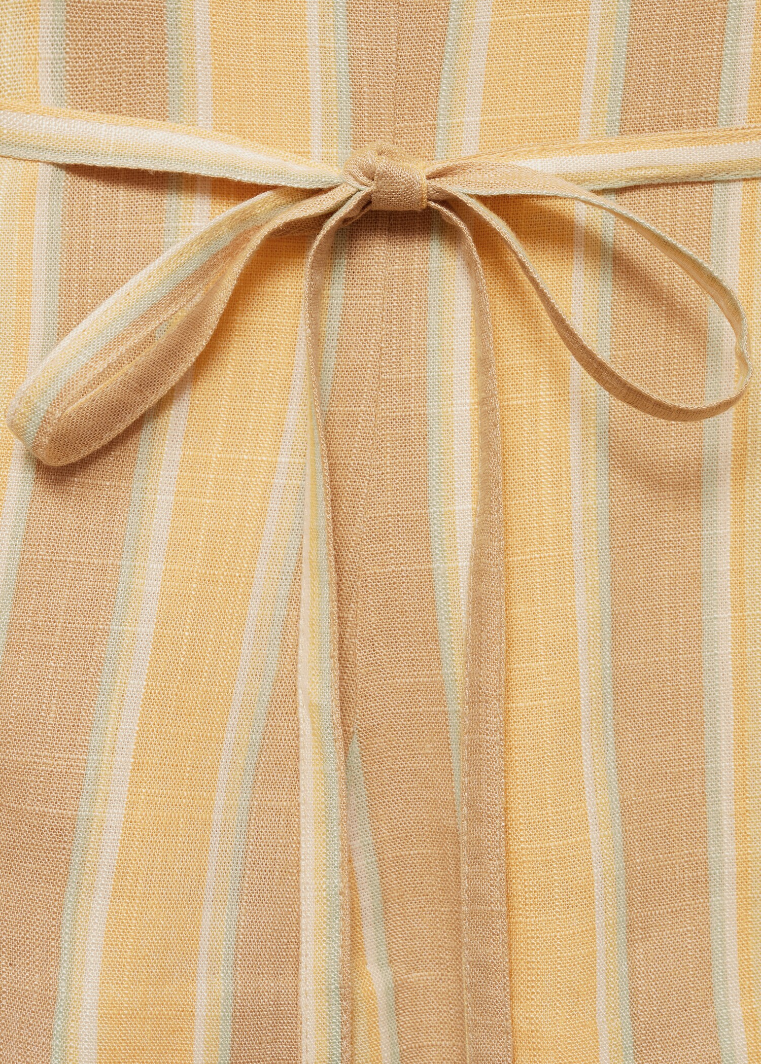 Gestreept gilet met knopen - Detail van het artikel 0