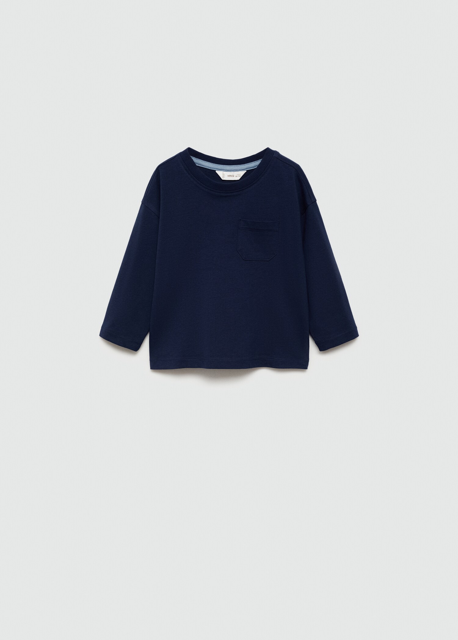 Long sleeve cotton t-shirt - Article without model