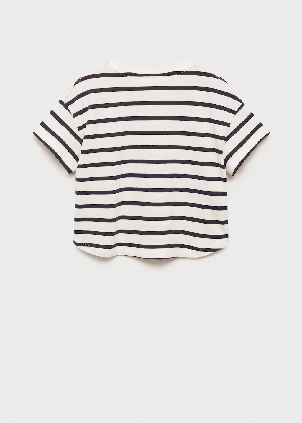 Camiseta rayas detalle bordado Ninos MANGO Colombia