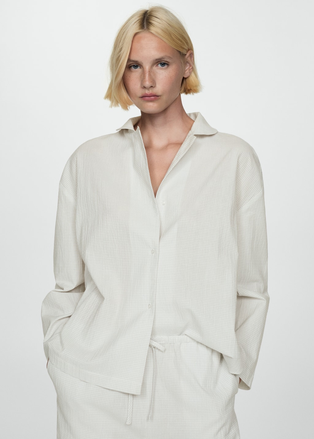 Plain white cotton pyjamas hotsell