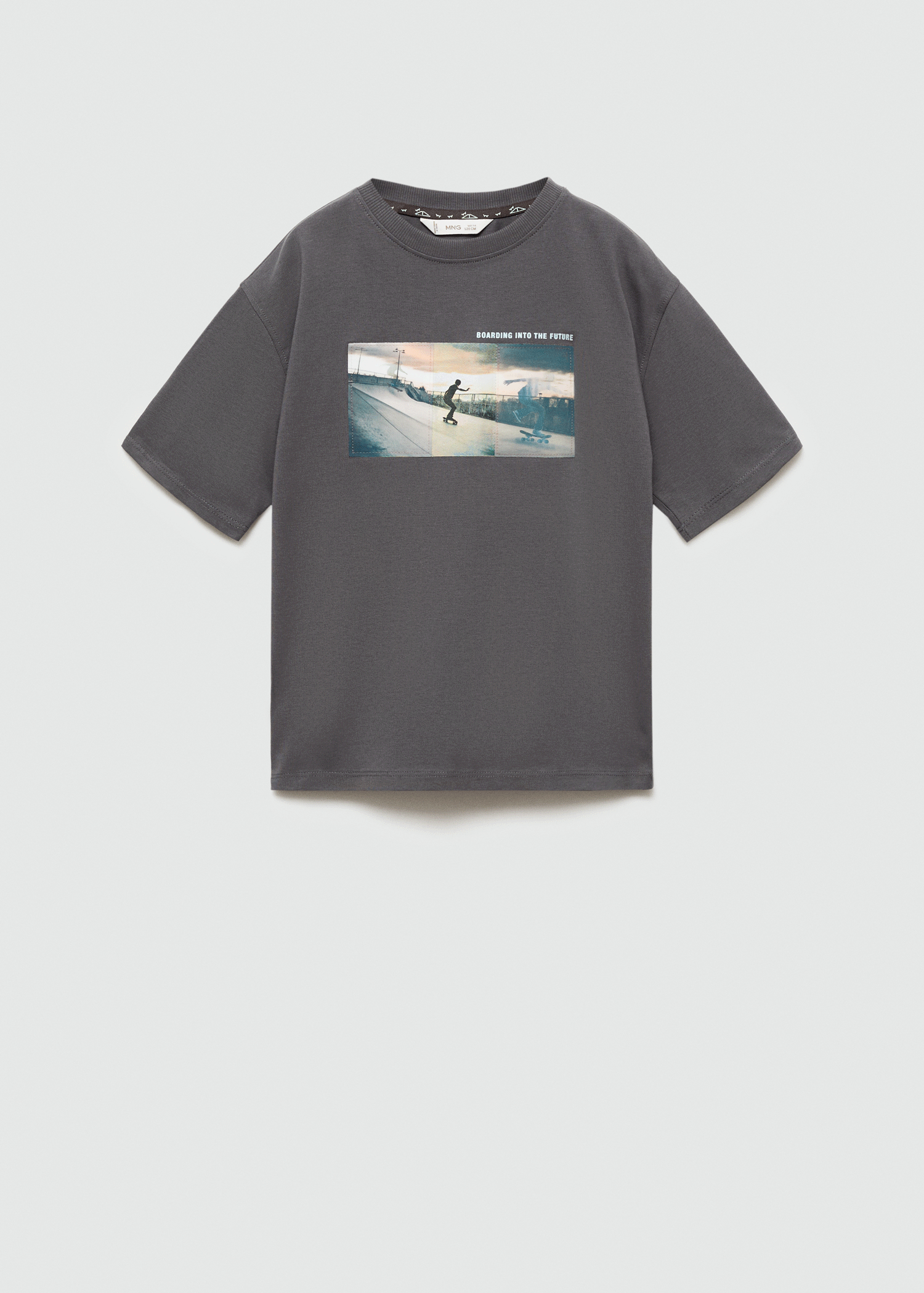 Printed cotton-blend T-shirt - Details of the article 9