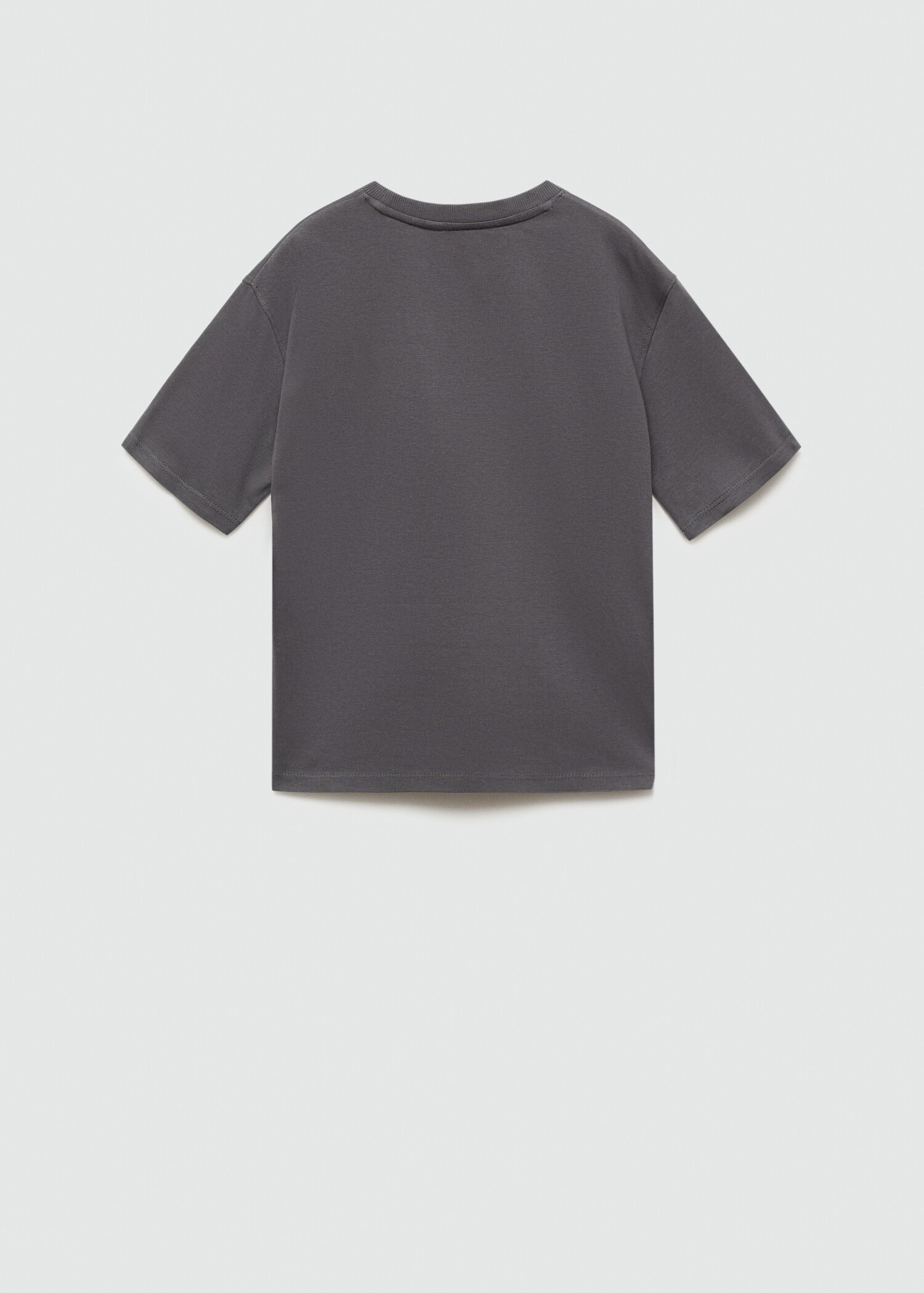 Printed cotton-blend T-shirt - Reverse of the article