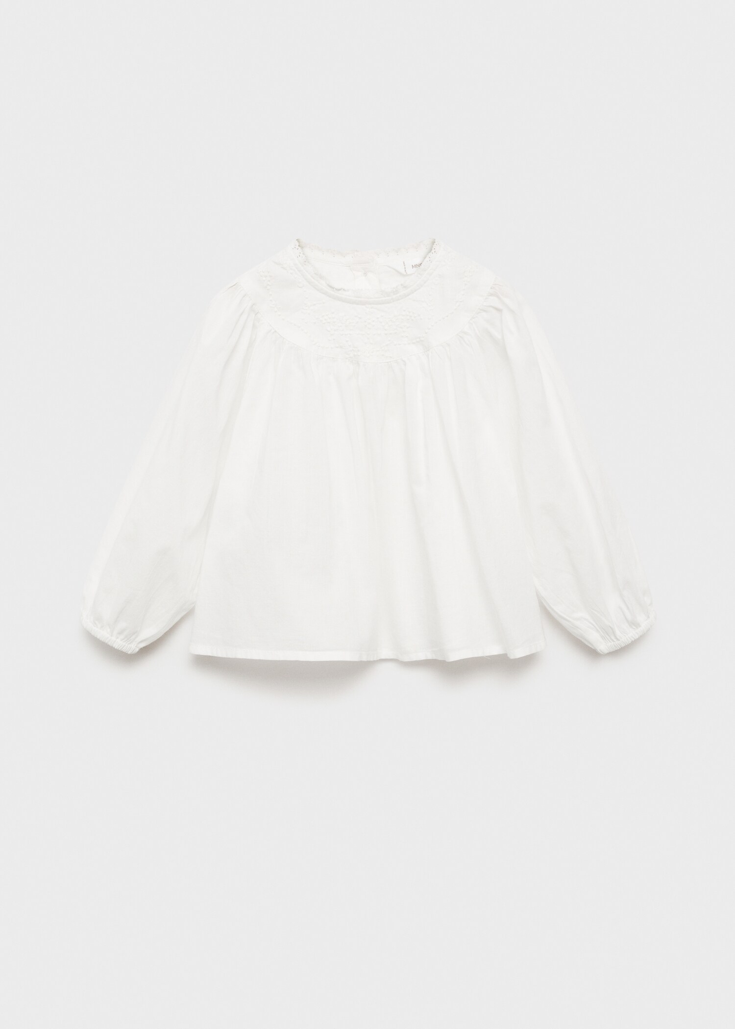 Embroidered cotton blouse - Article without model