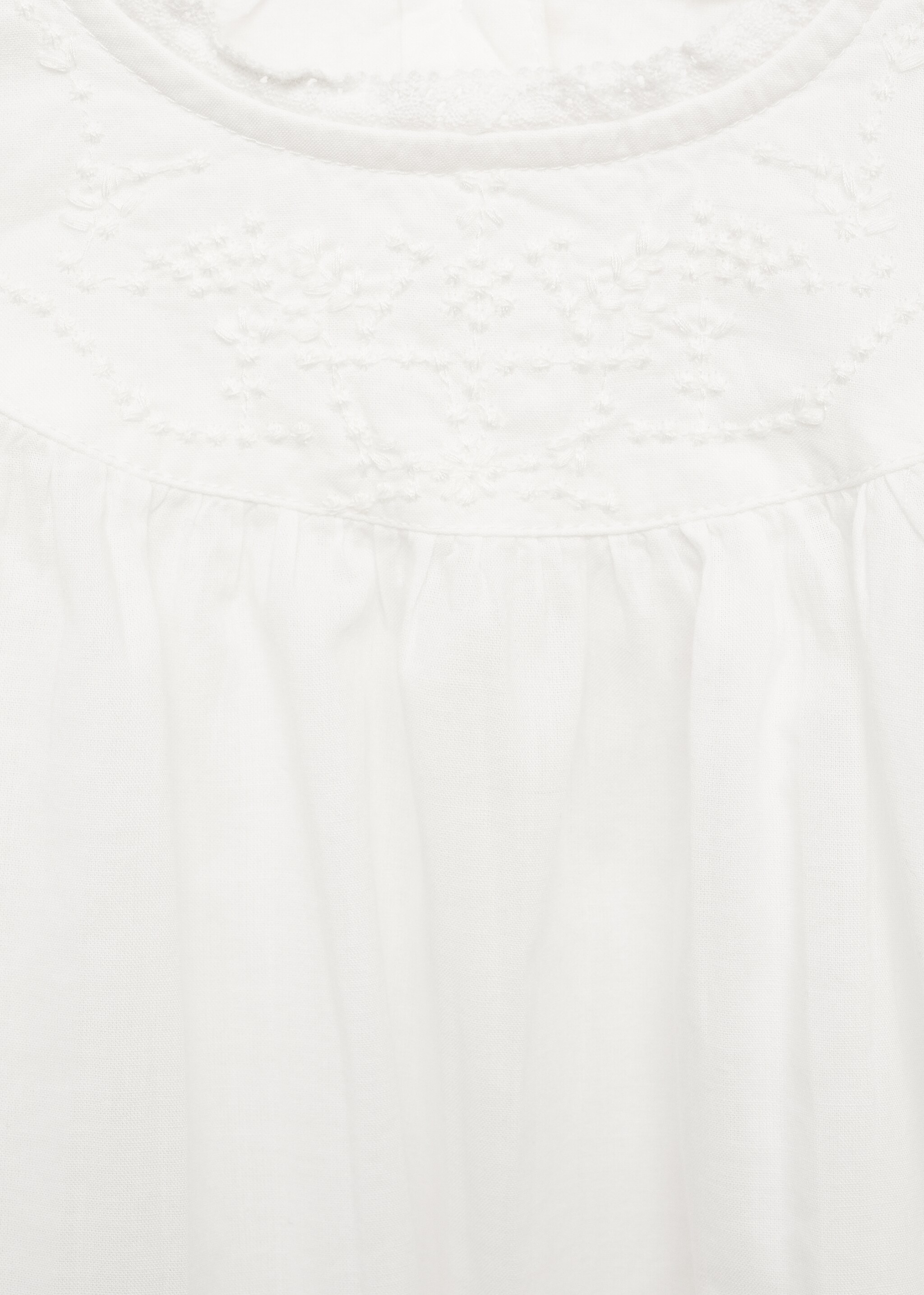 Embroidered cotton blouse - Details of the article 8