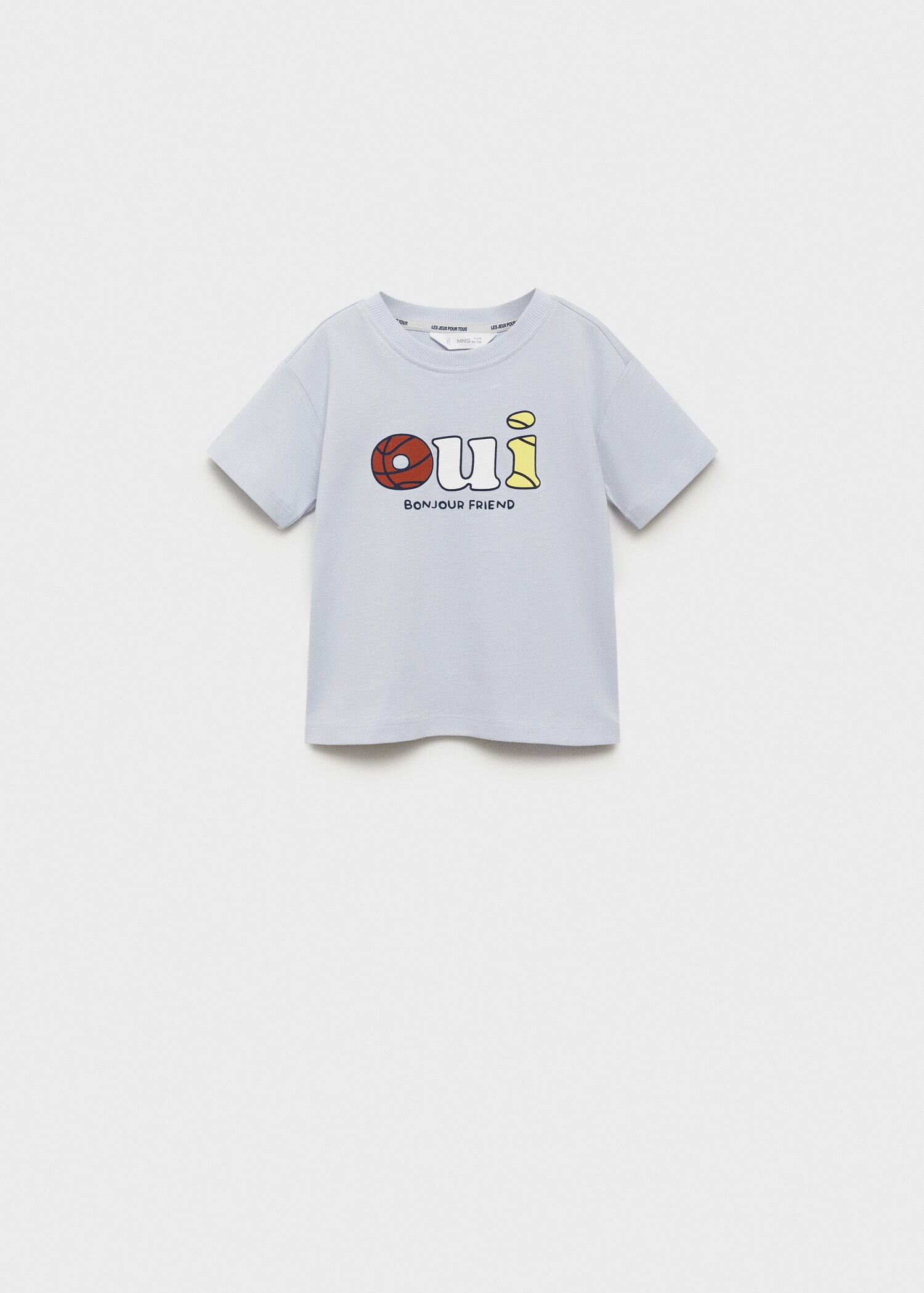 Printed cotton-blend T-shirt - Article without model