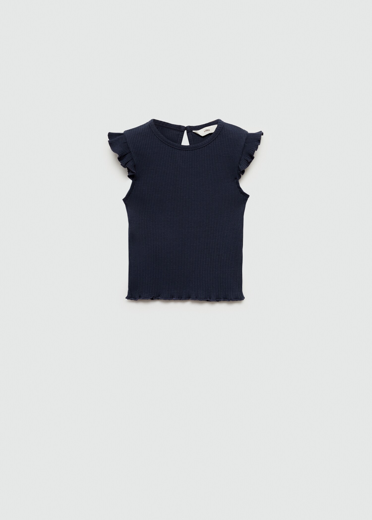 Frills cotton t-shirt - Article without model