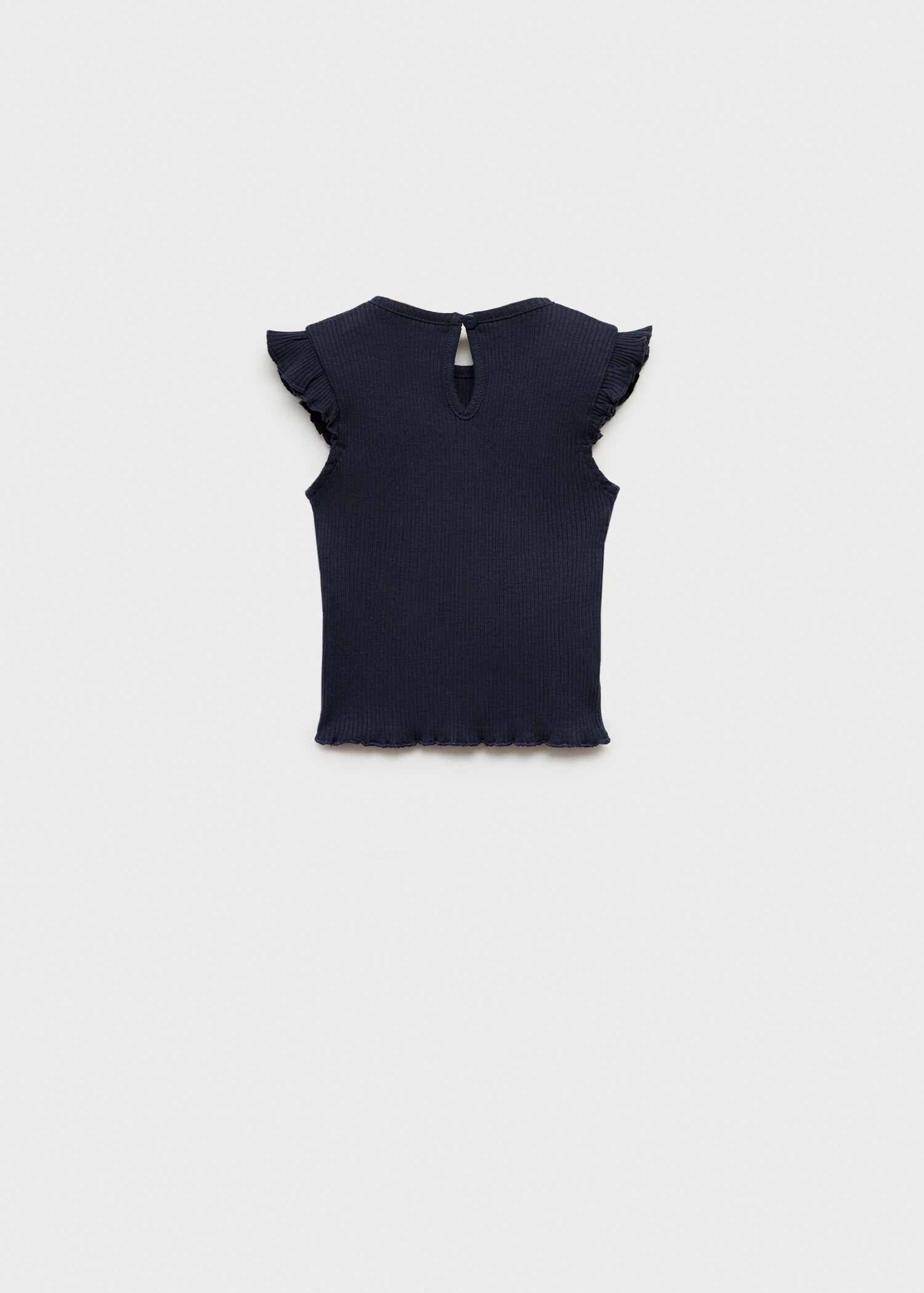 Frills cotton t-shirt - Reverse of the article