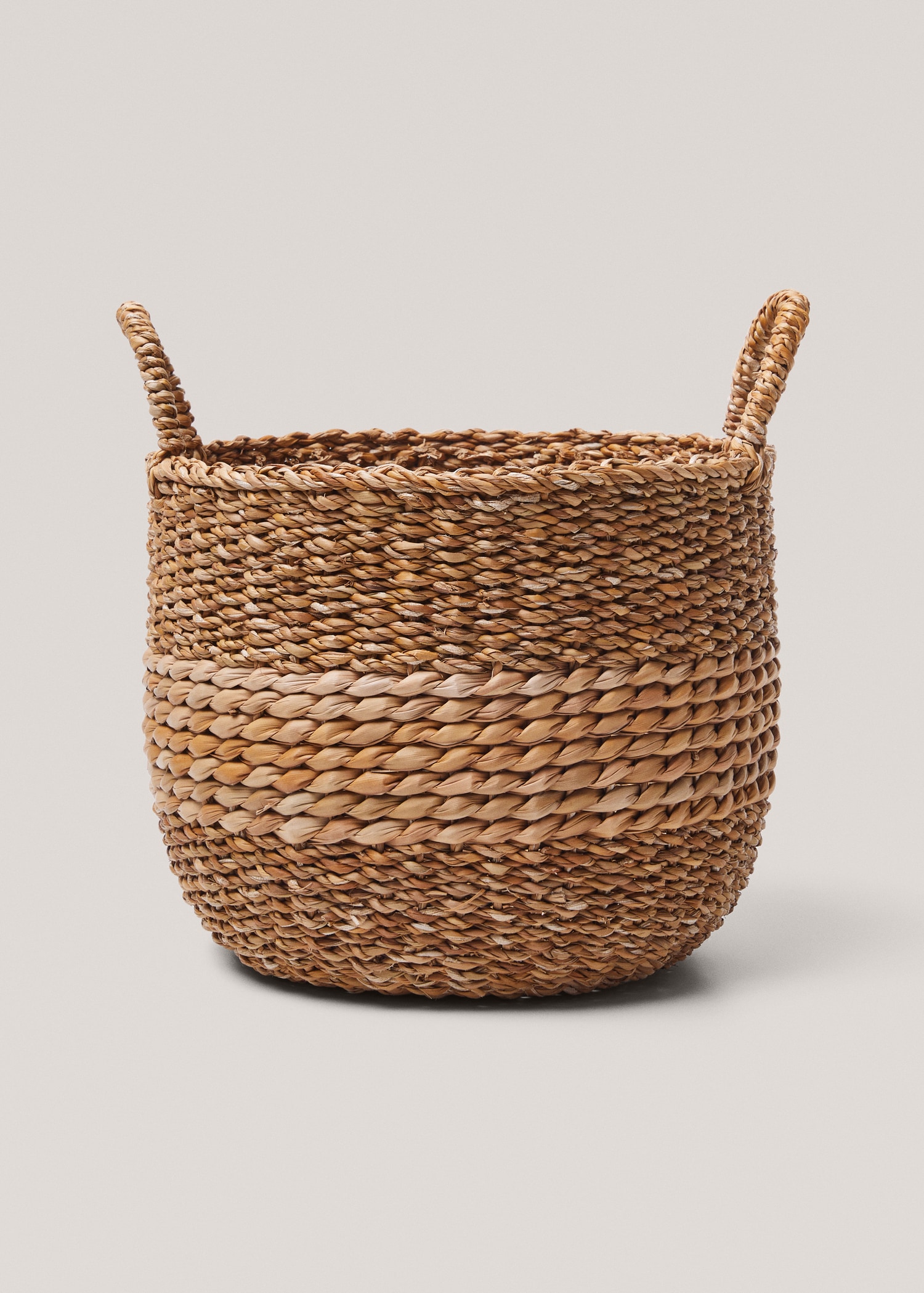 Panier rond fibres naturelles 36x25 cm - Article sans modèle