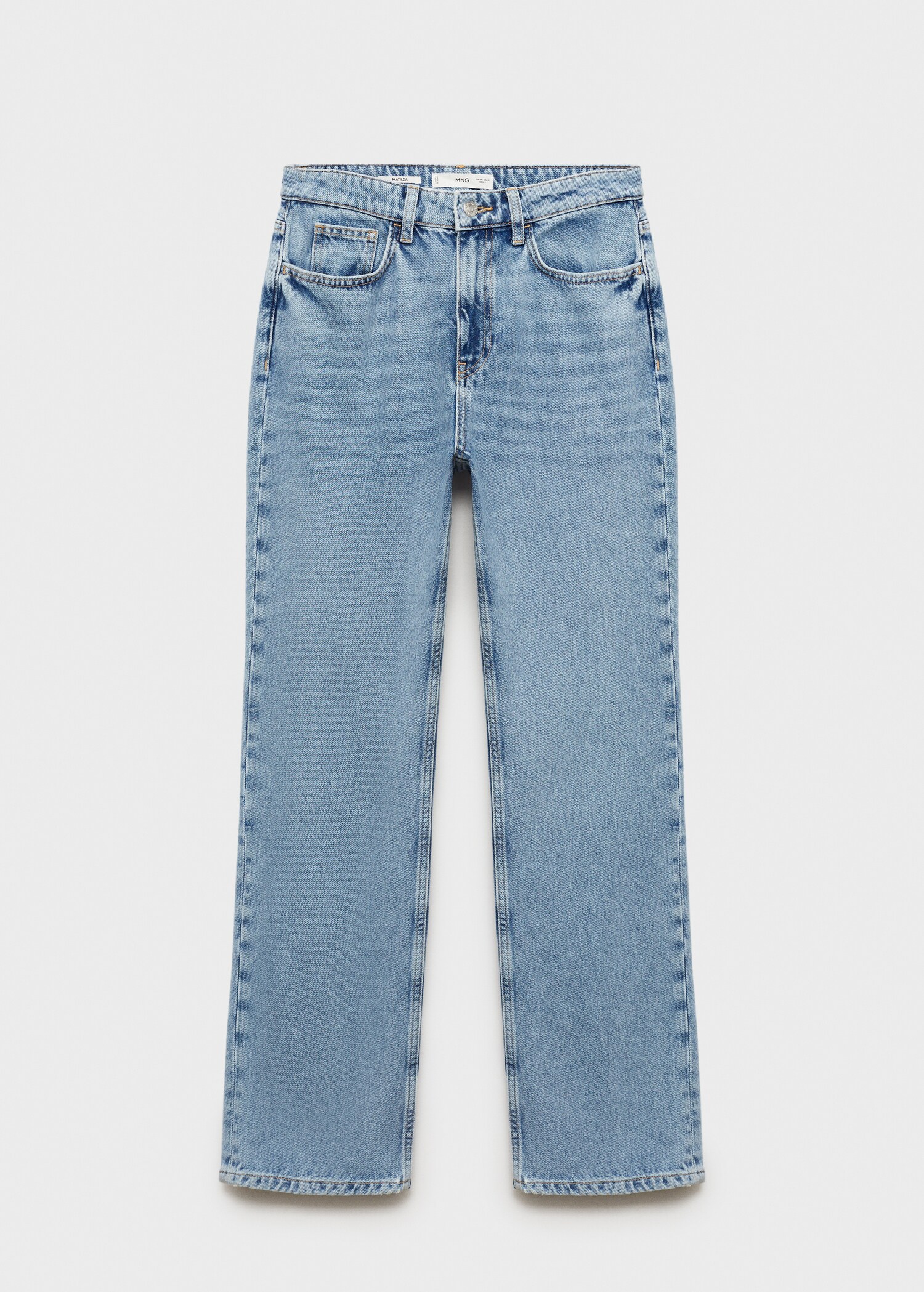 Jeans Matilda rectos tiro medio - Artículo sin modelo