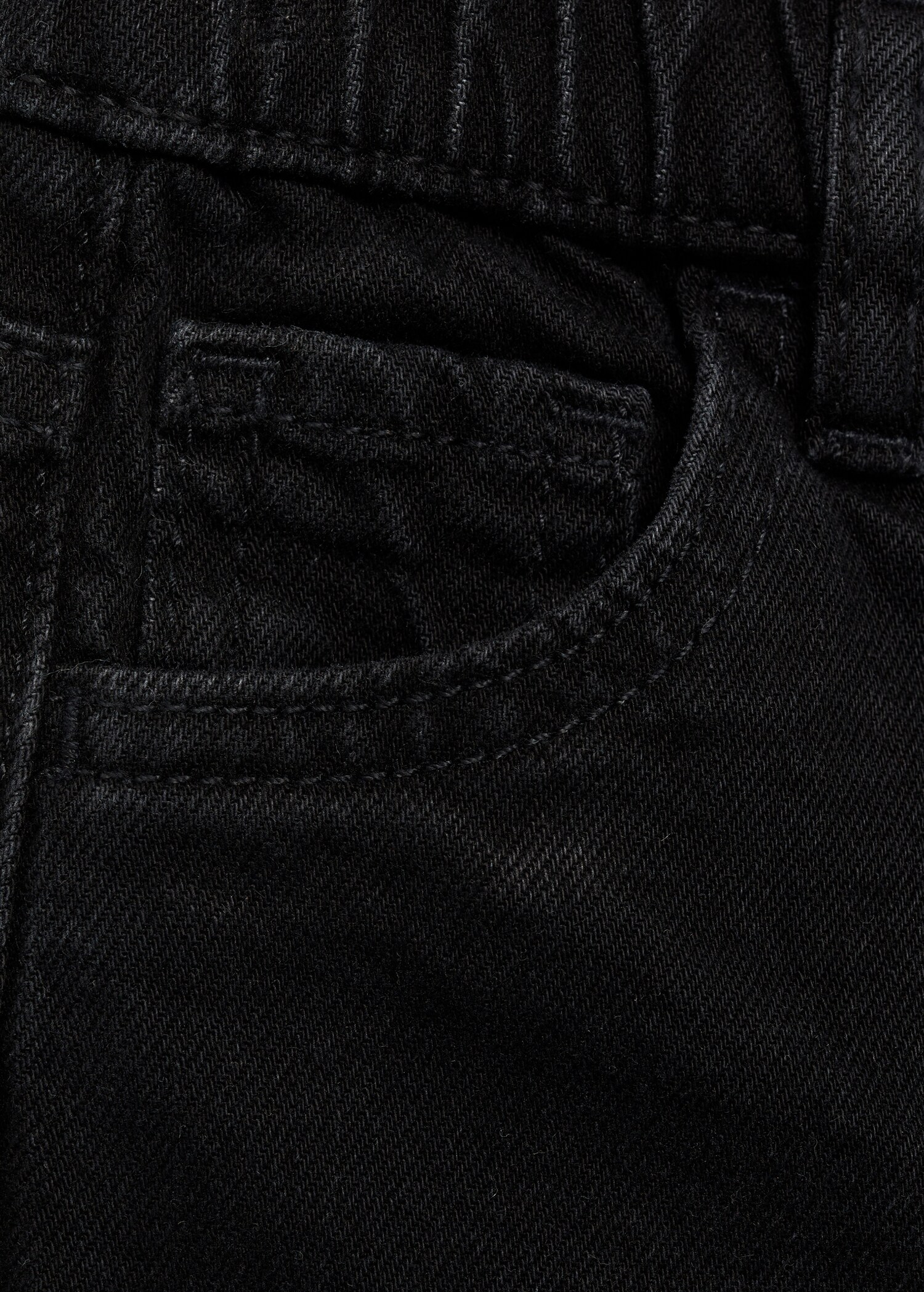 Drawstring waist jeans - Details of the article 0