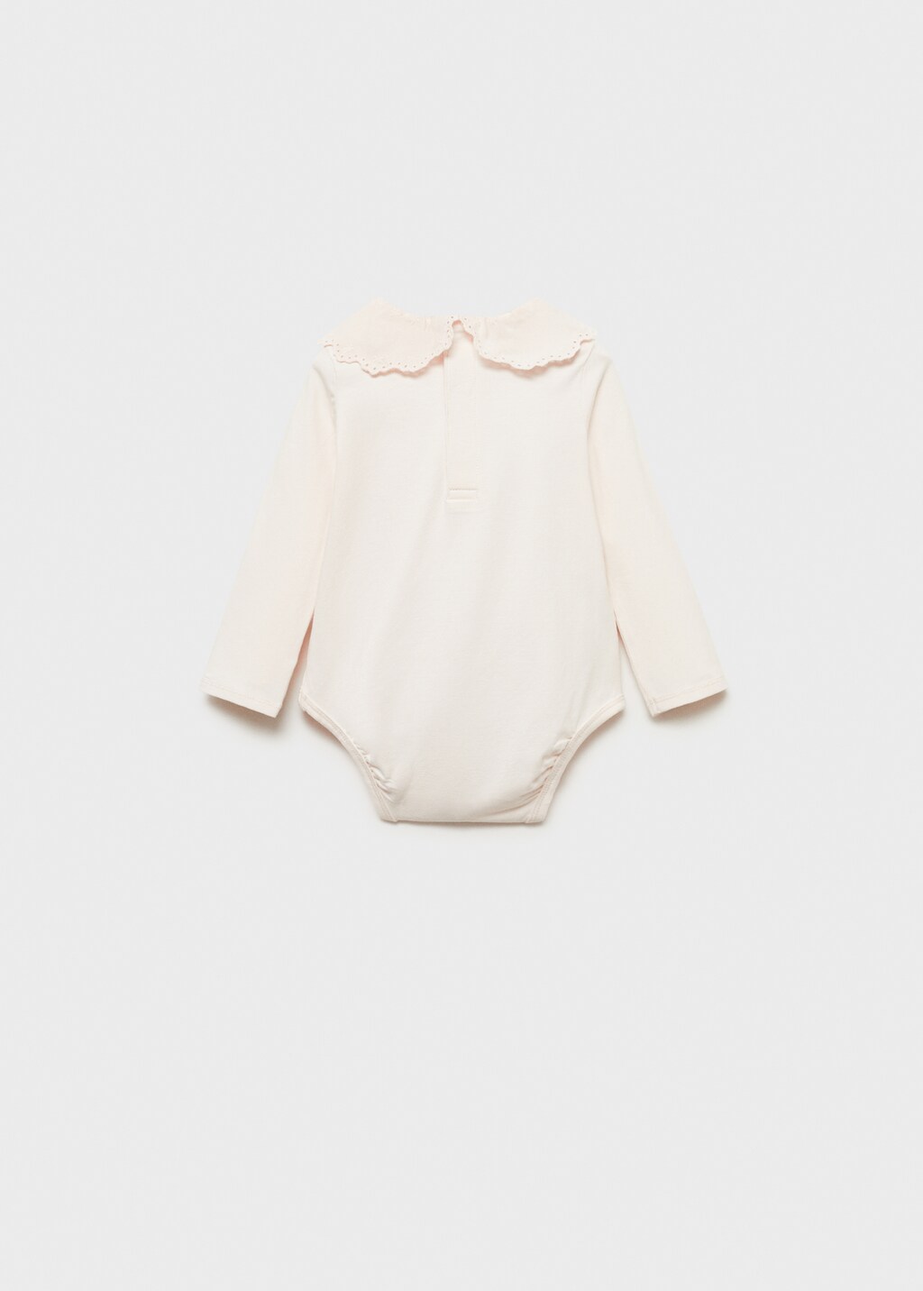 Baby bodysuit with collar sale