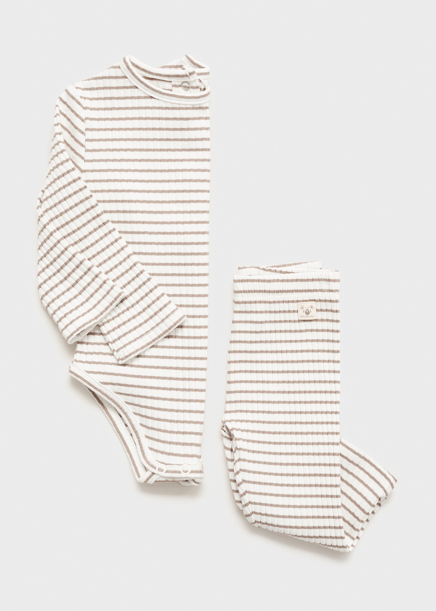 Stripped cotton leggings - Details of the article 5