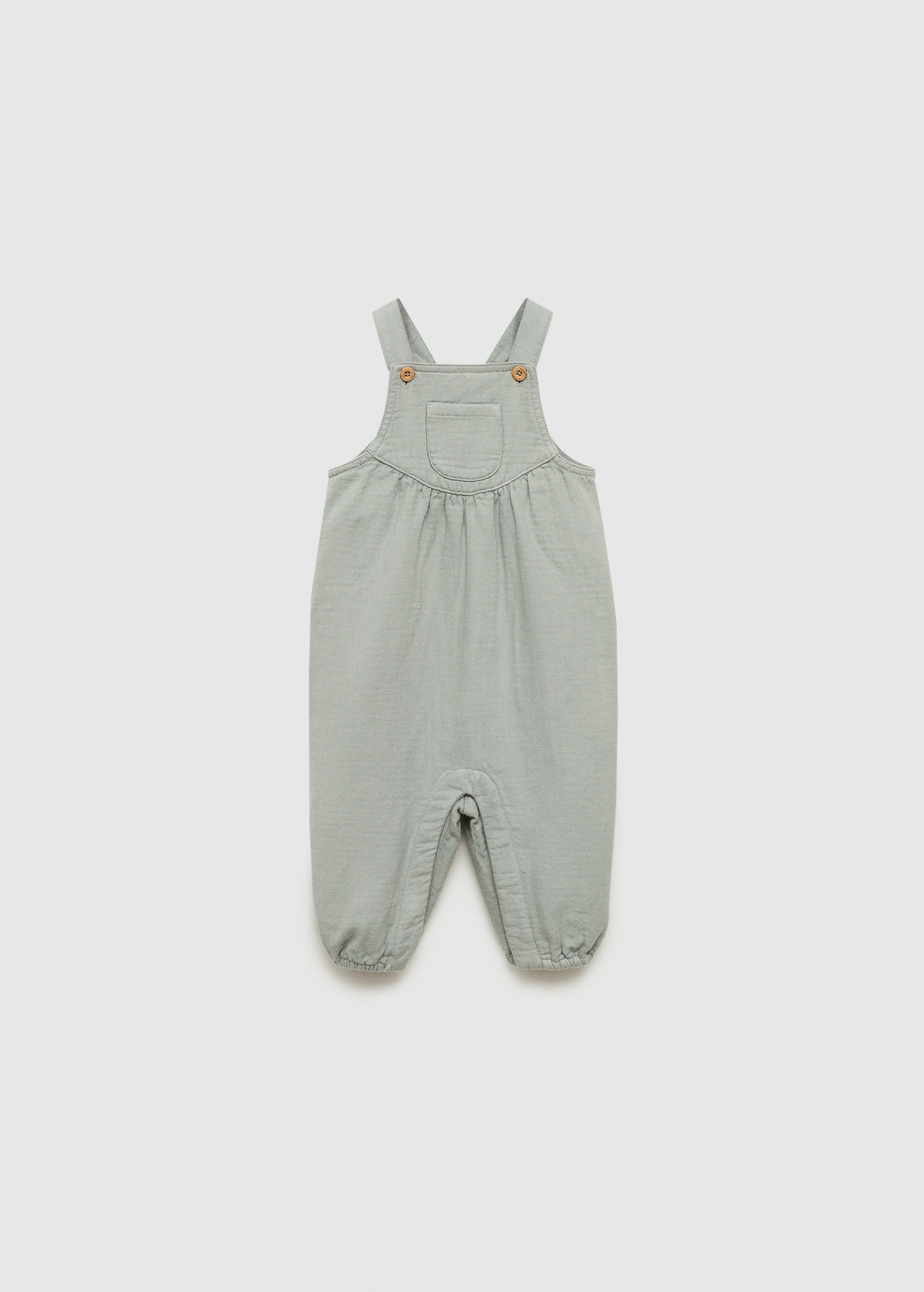 Long cheesecloth dungarees - Article without model