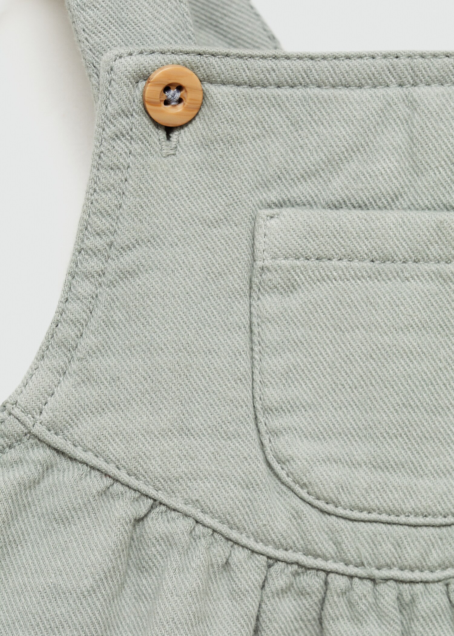 Long cheesecloth dungarees - Details of the article 8