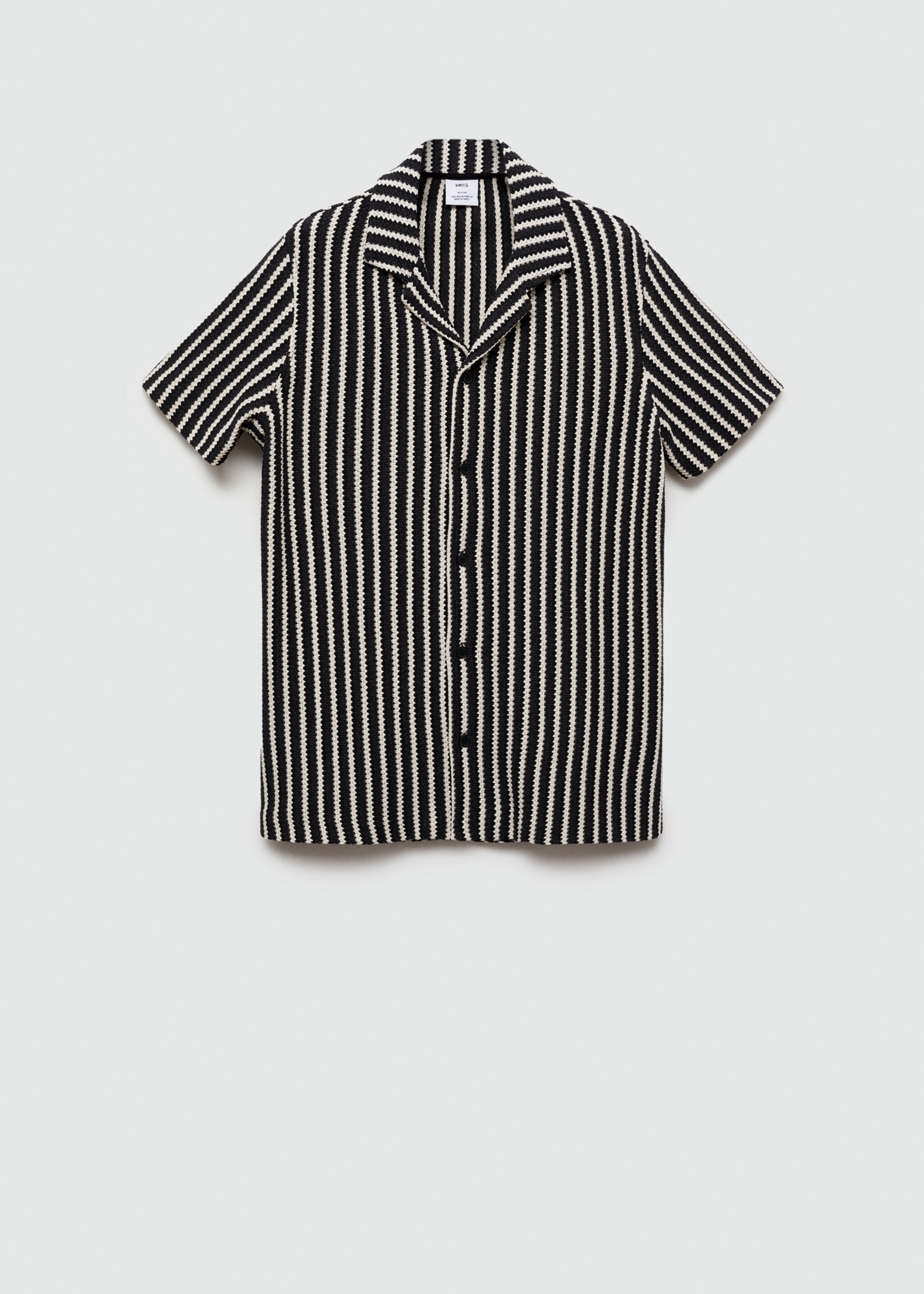 Camisa punto crochet - Artículo sin modelo, Azul marino oscuro. Ref: 77043675-00.