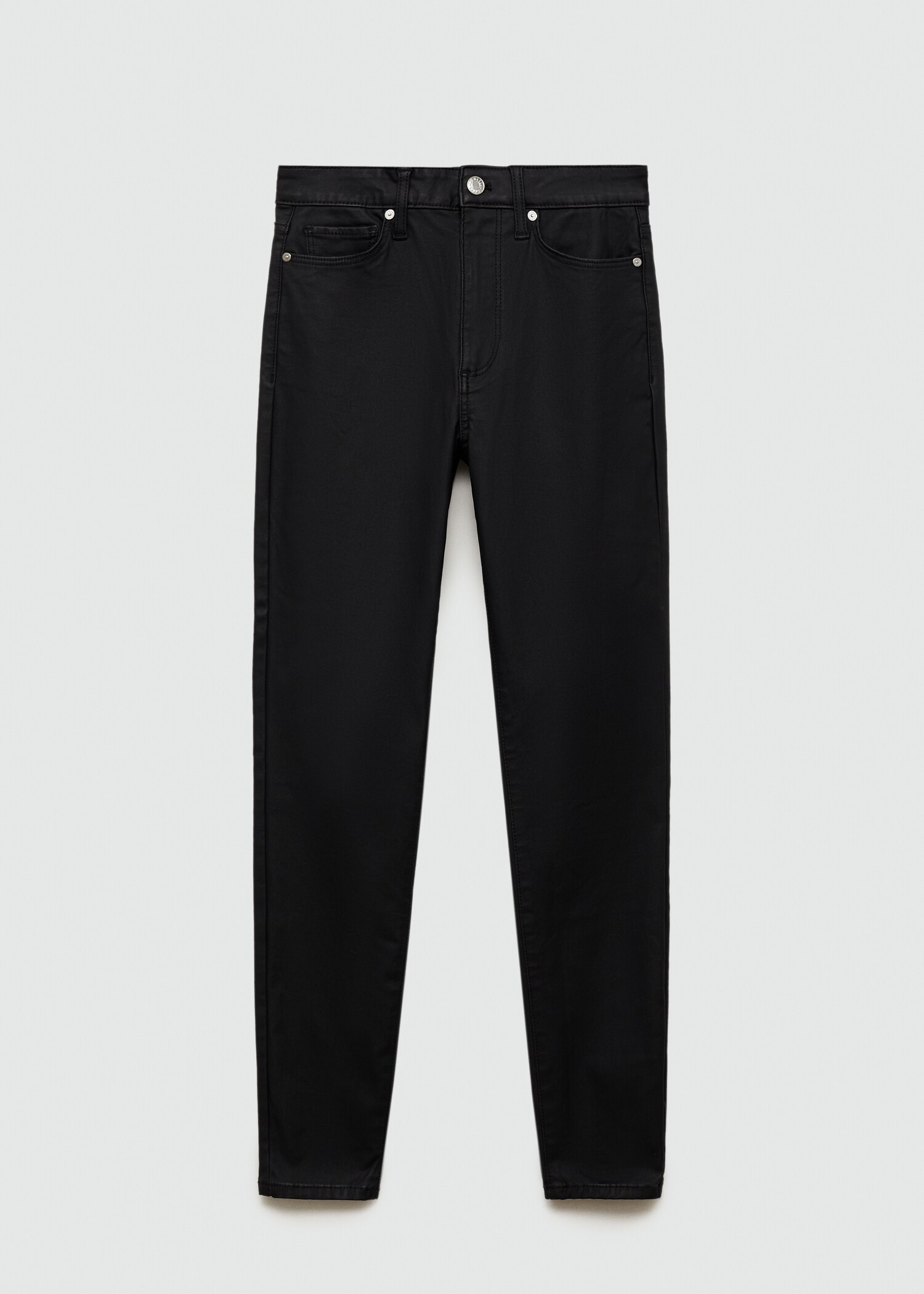 Jeans skinny tiro medio encerados - Artículo sin modelo