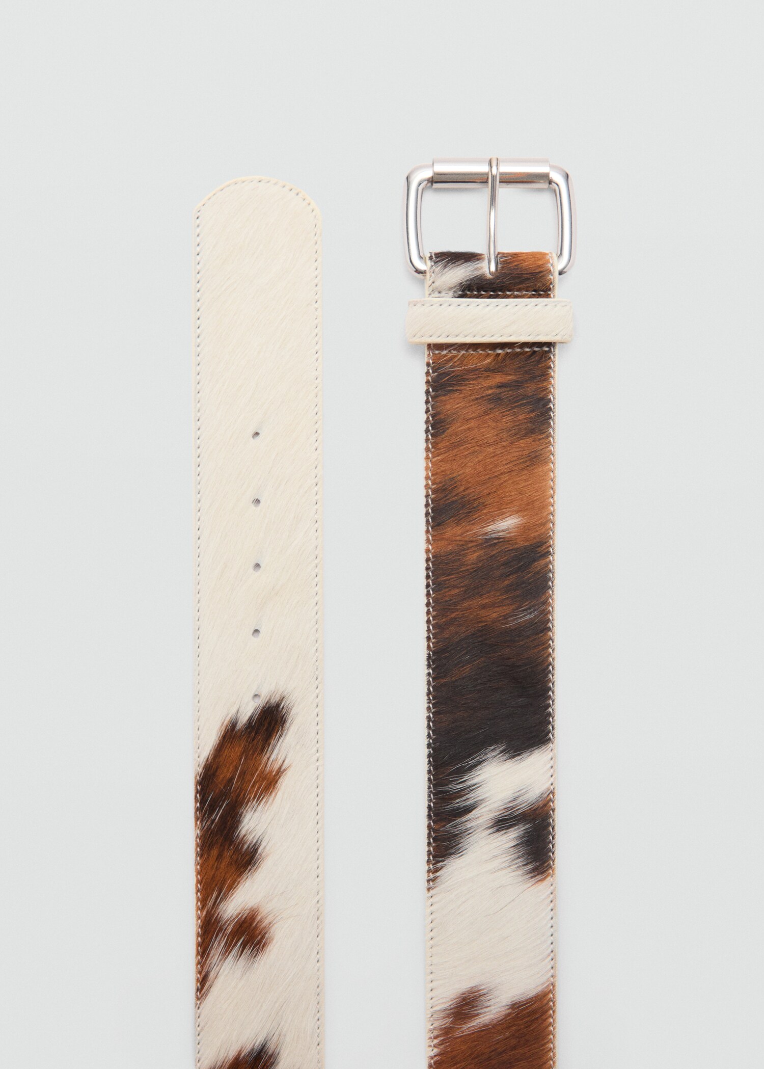 Buckle leather belt - Details of the article 1
