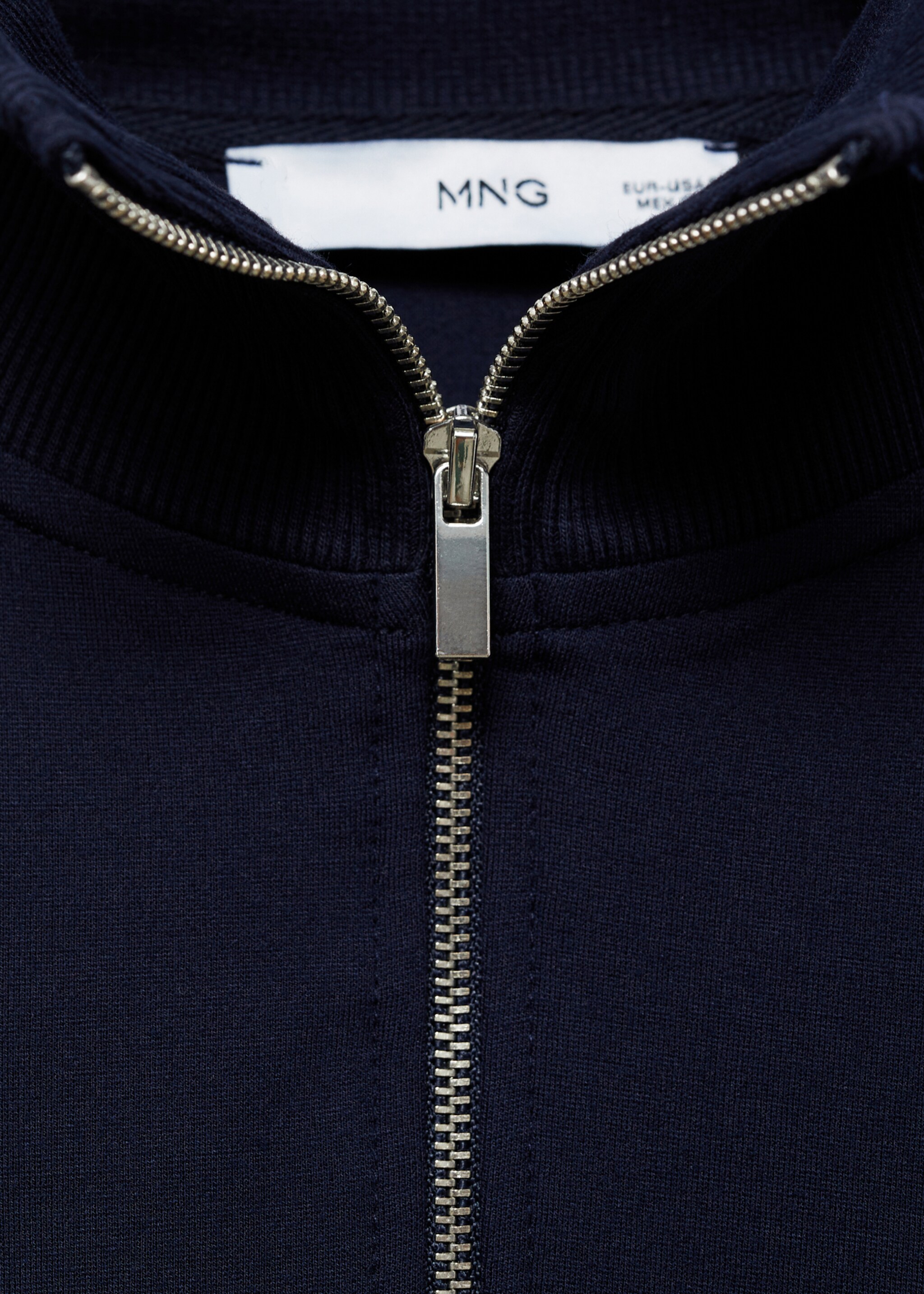 Zipper high collar sweater - Details of the article 8