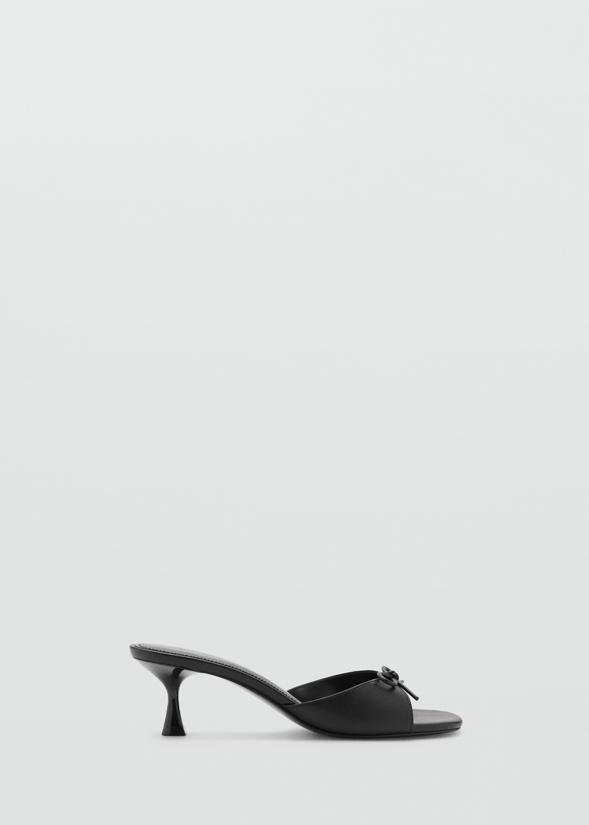 Slingback heeled sandal with bow   - Изделие без модели