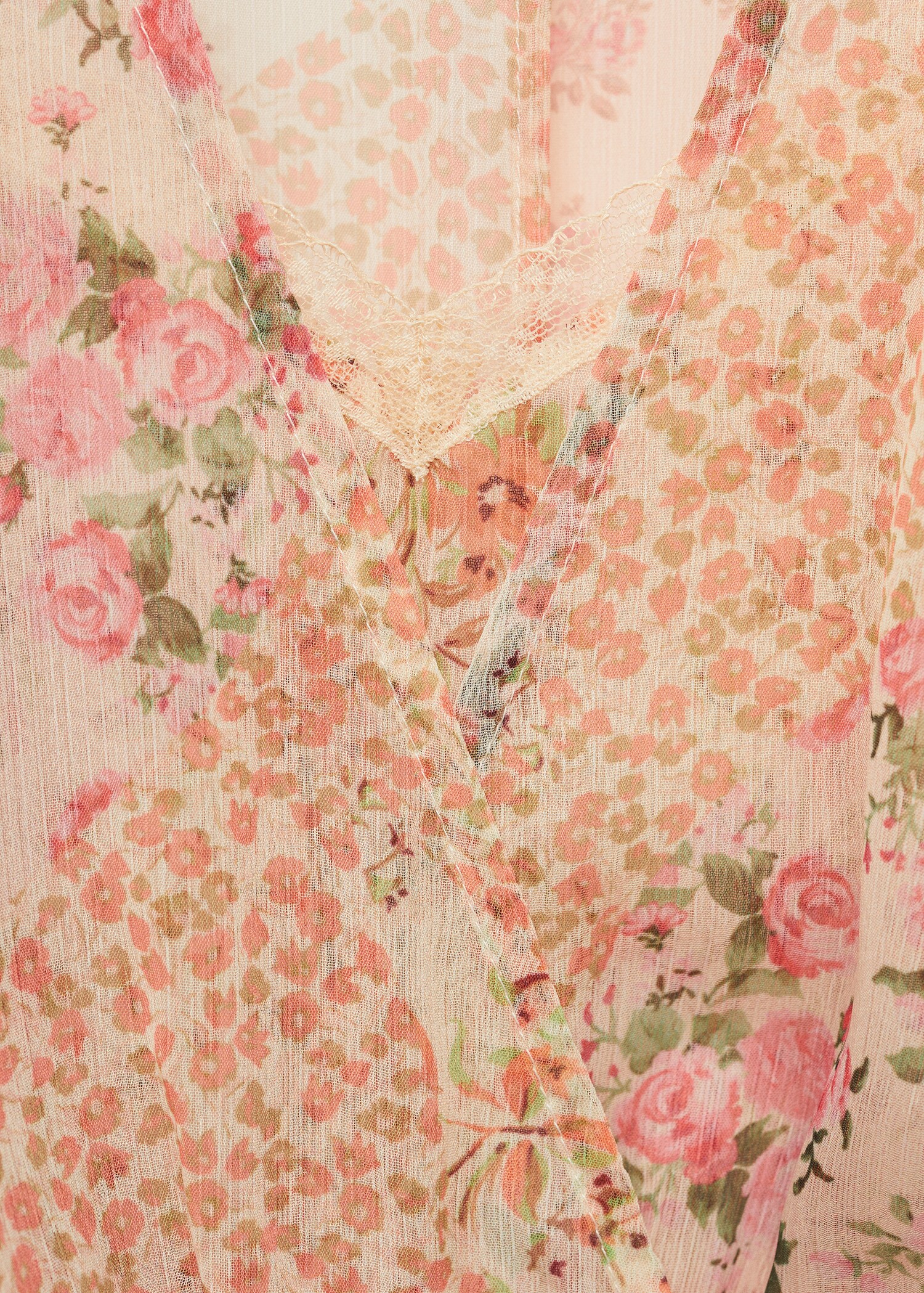 Short floral-print dress - Details of the article 8