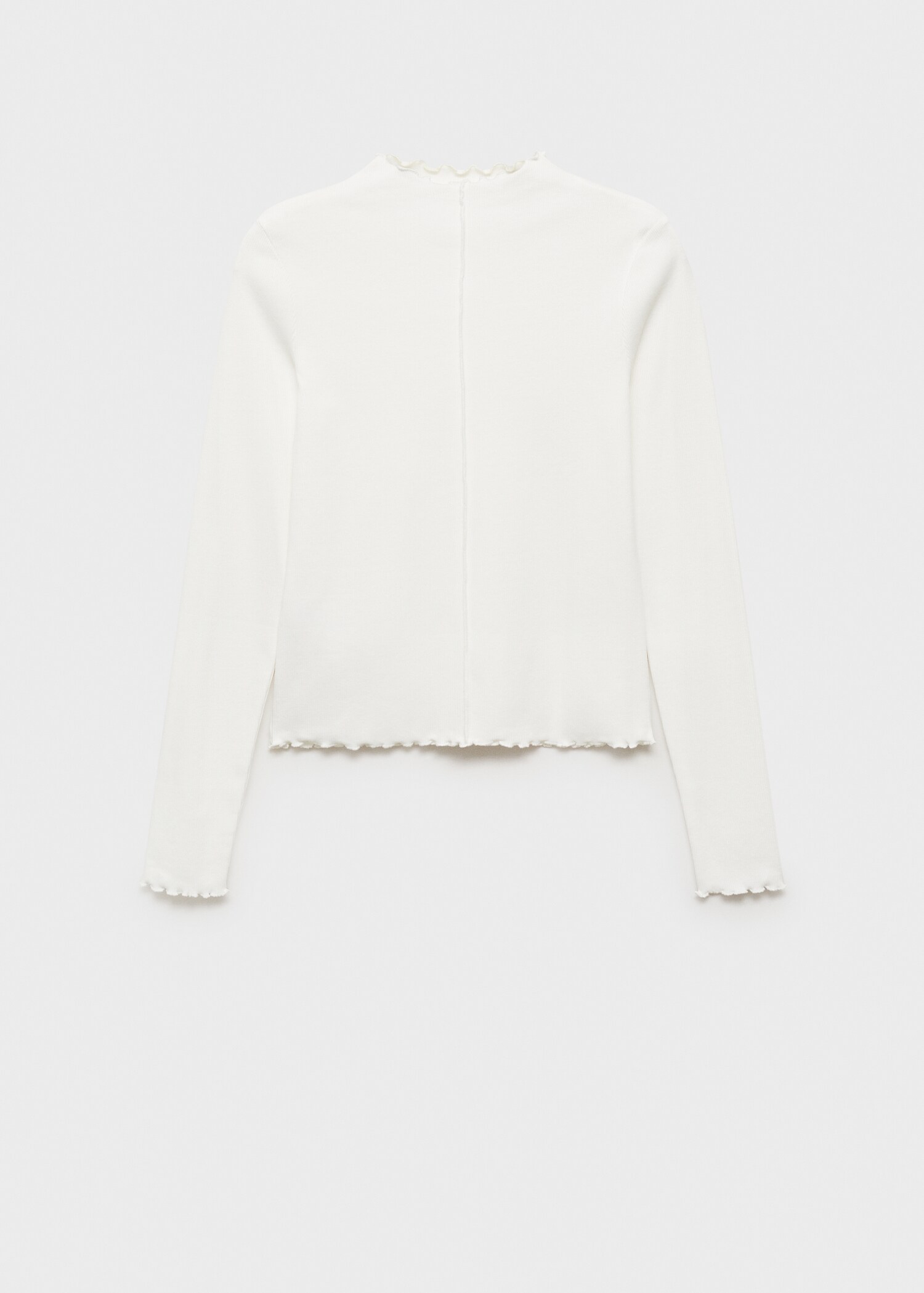 Long-sleeved t-shirt with decorative seams - Article without model