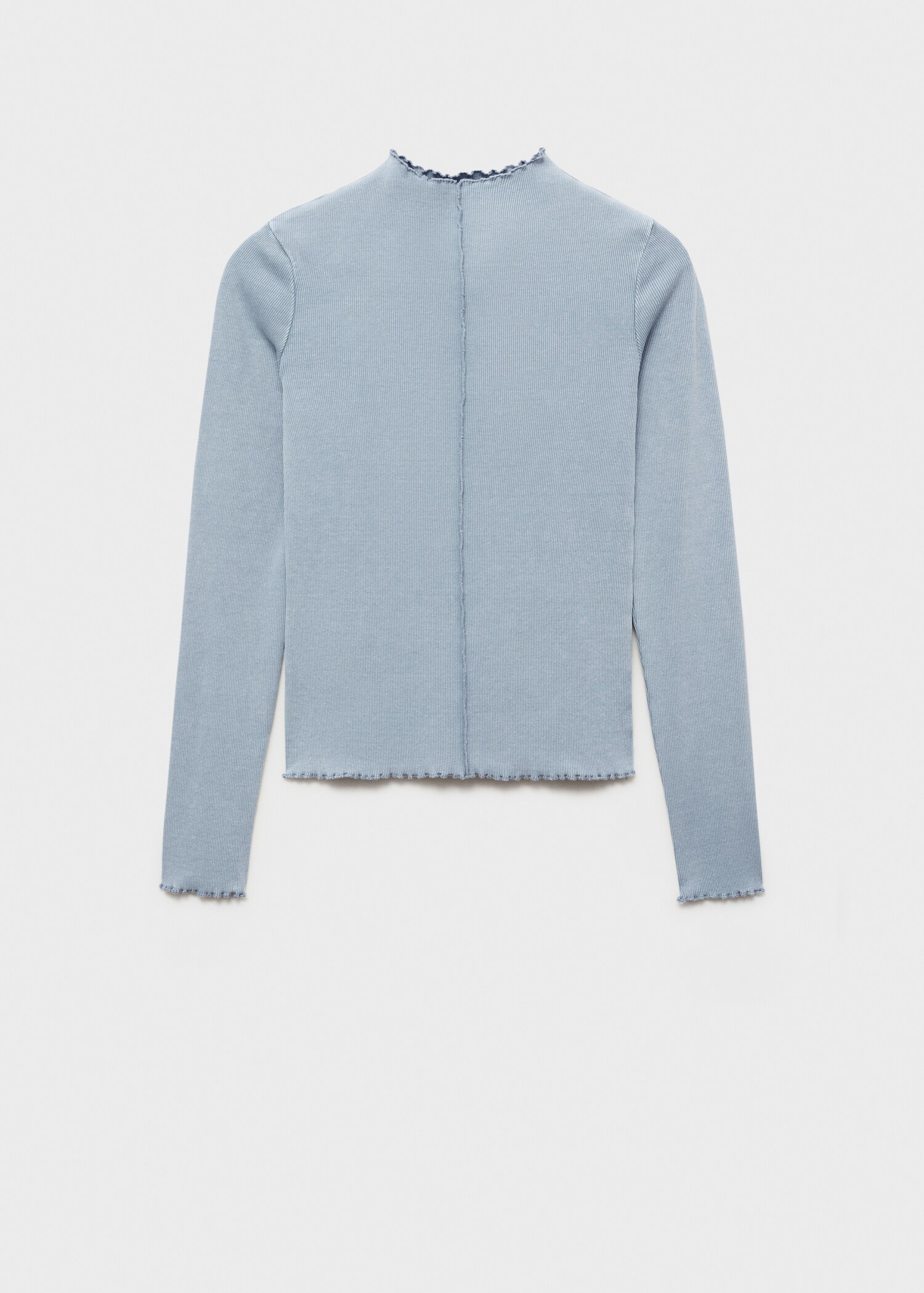 Long-sleeved t-shirt with decorative seams - Article without model