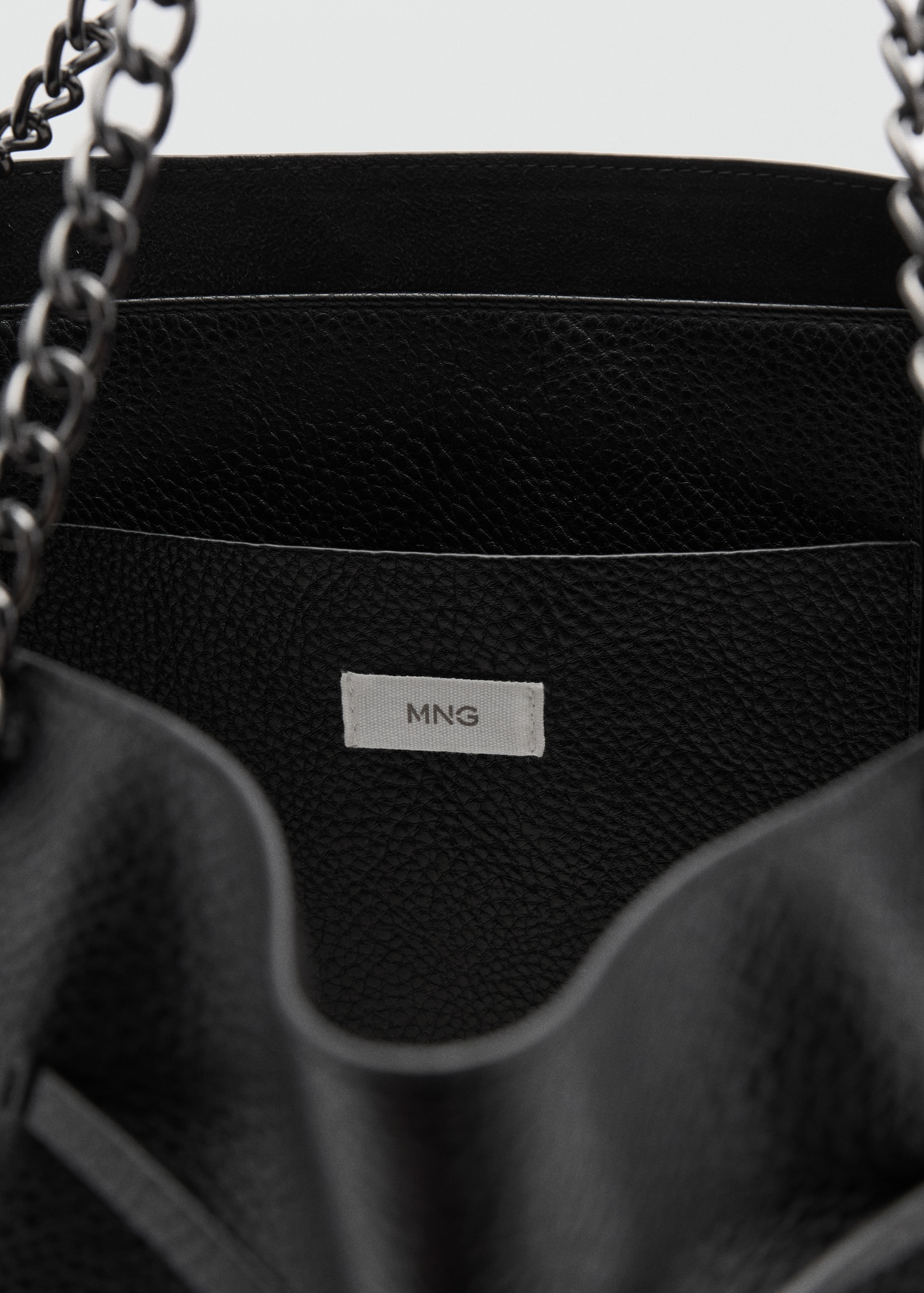 Leather-effect shopper bag - Details of the article 2