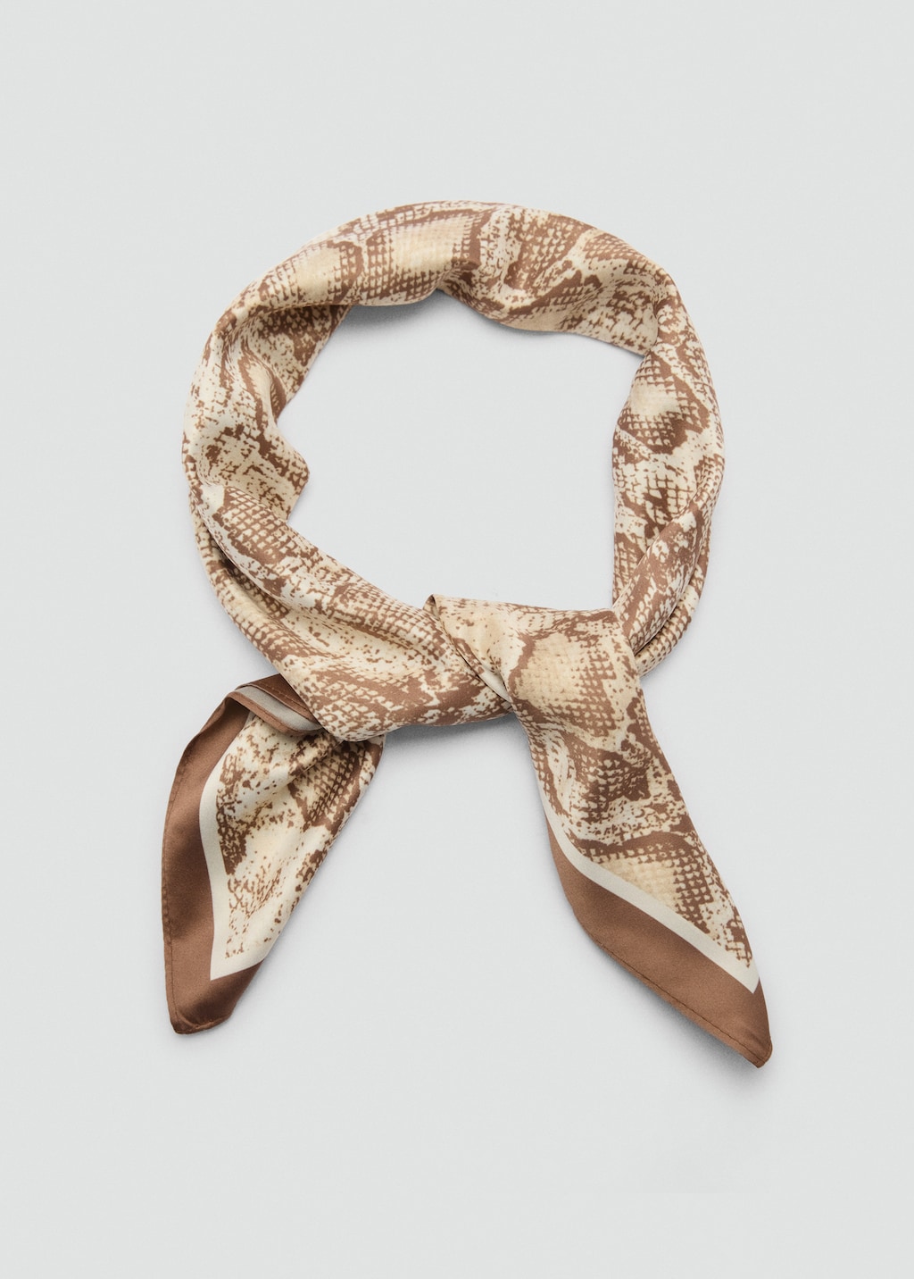 Mango silk scarf best sale